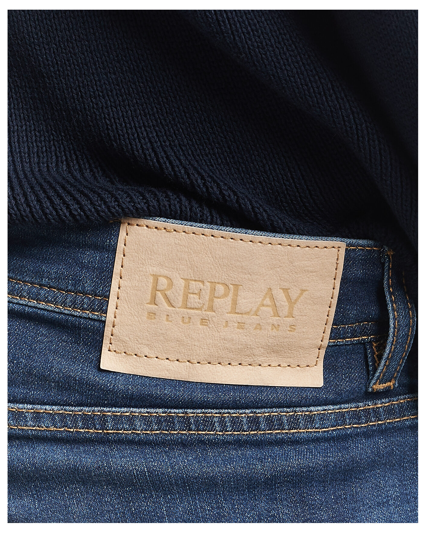 Herre | Jeans | Replay | Grover Super Stretch DNA Jeans Dark Blue