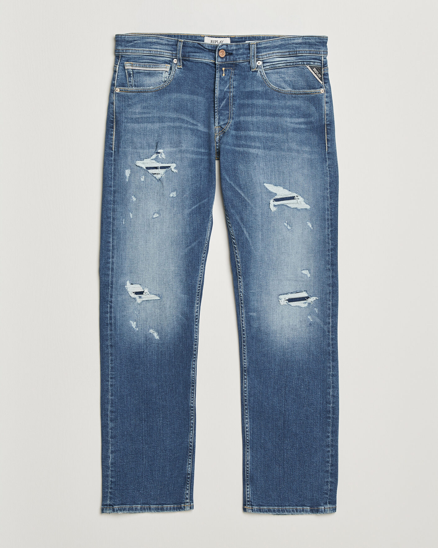 Herre | Jeans | Replay | Grover Super Stretch DNA Jeans Medium Blue