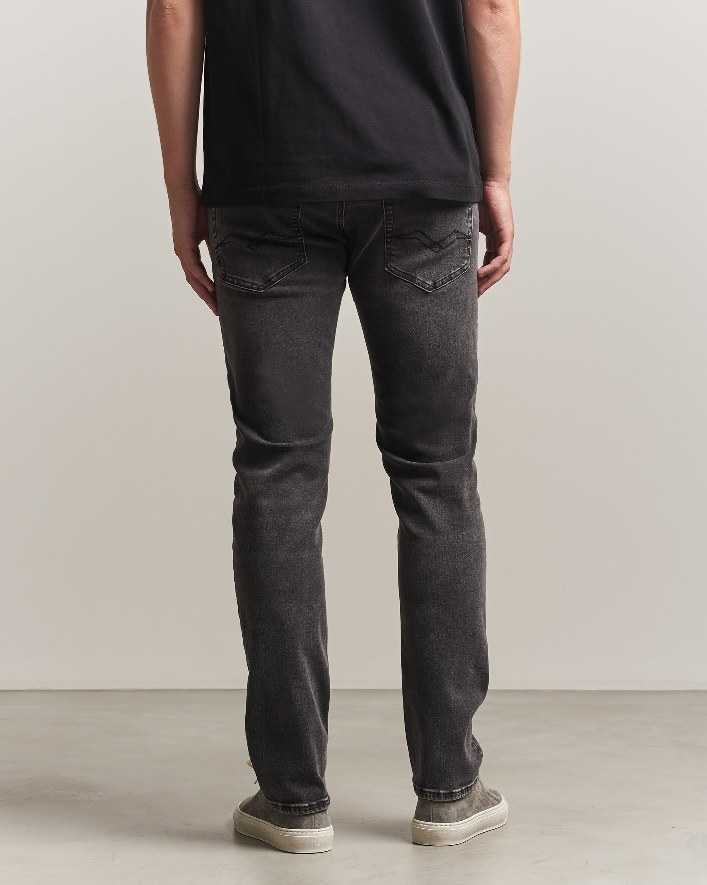 Herre | Jeans | Replay | Grover Hyperflex Jeans Dark Grey