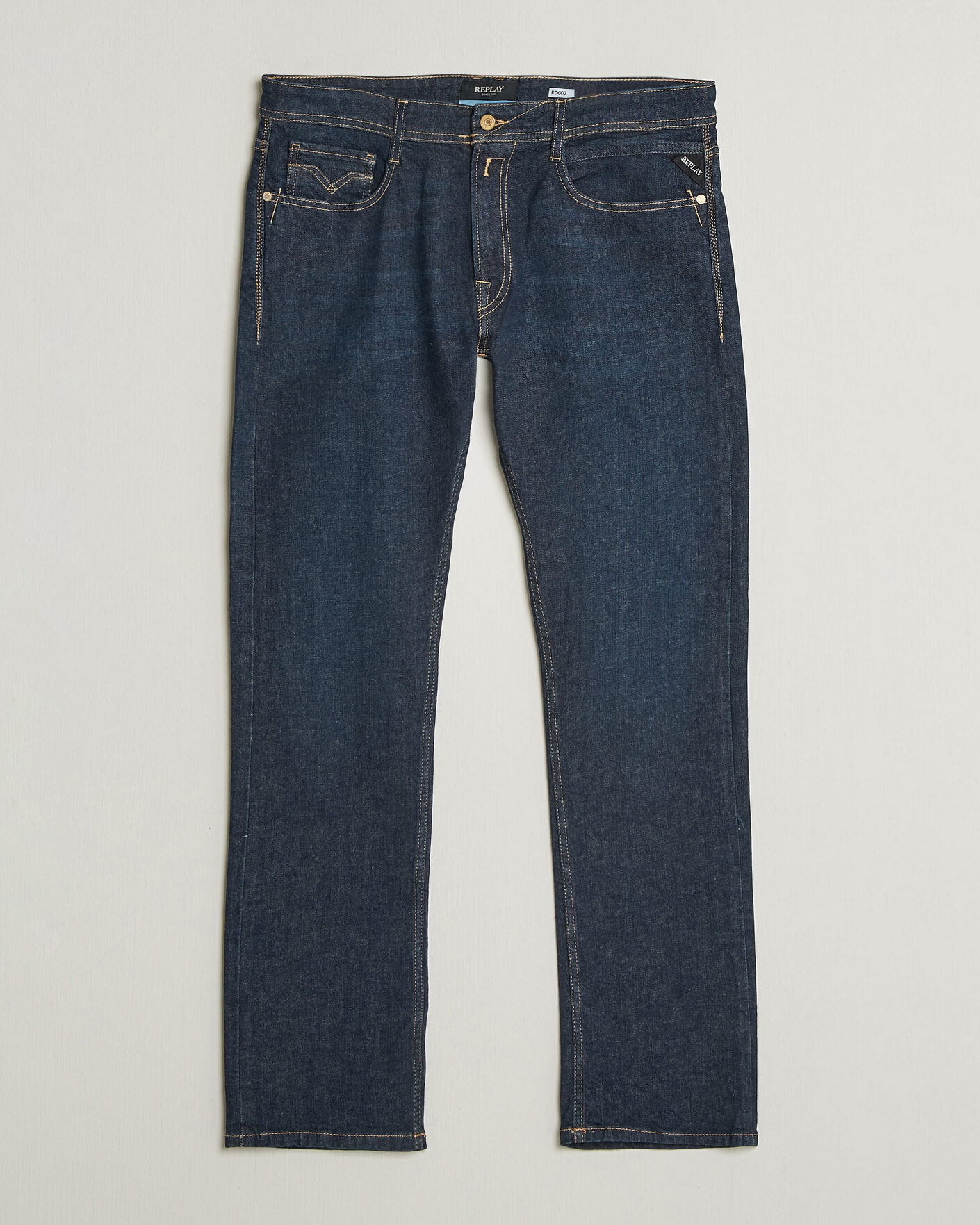 Herre | Jeans | Replay | Rocco Comfort Fit Super Stretch DNA Jeans Dark Blue
