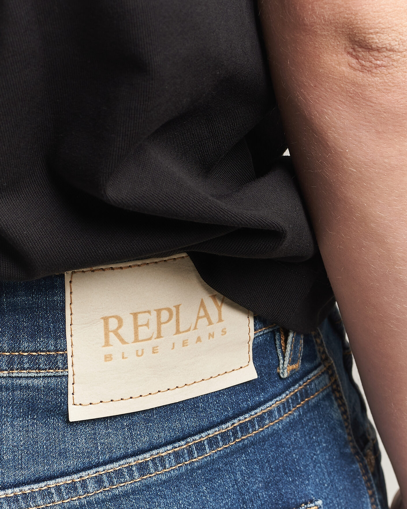 Herre | Jeans | Replay | Rocco Comfort Fit Super Stretch DNA Jeans Dark Blue