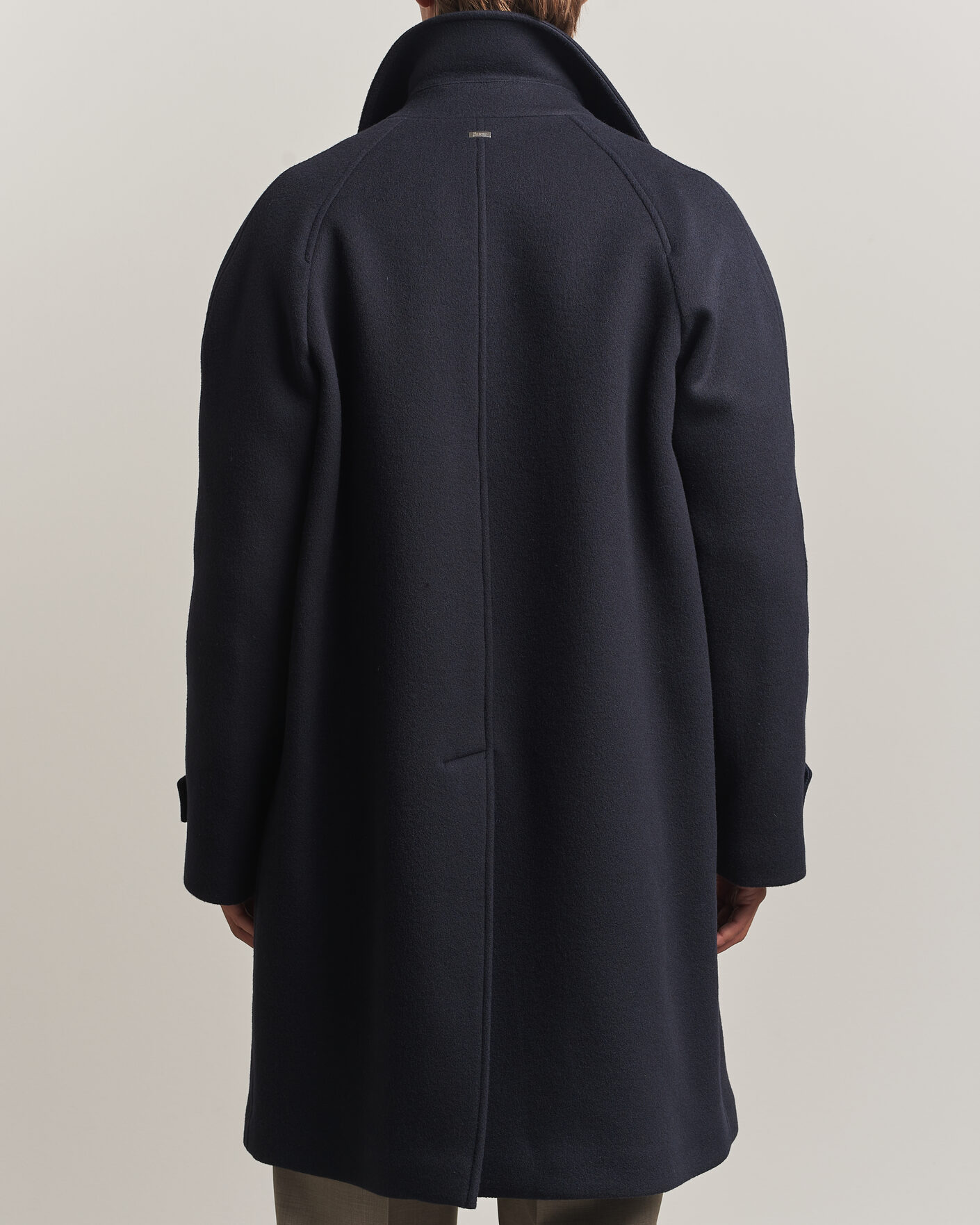 Herre | Jakker | Herno | Raglan Wool Coat Navy