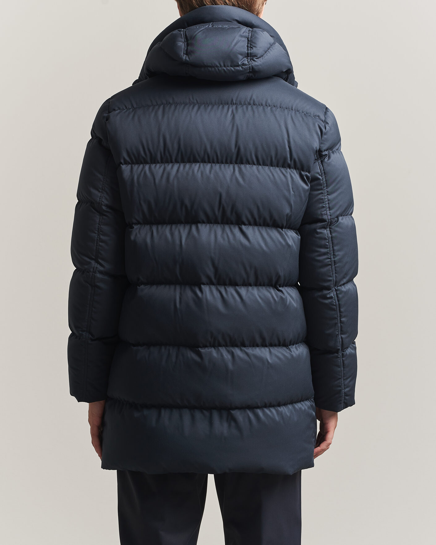 Herre | Jakker | Herno | Faux Fur Down Parka Navy