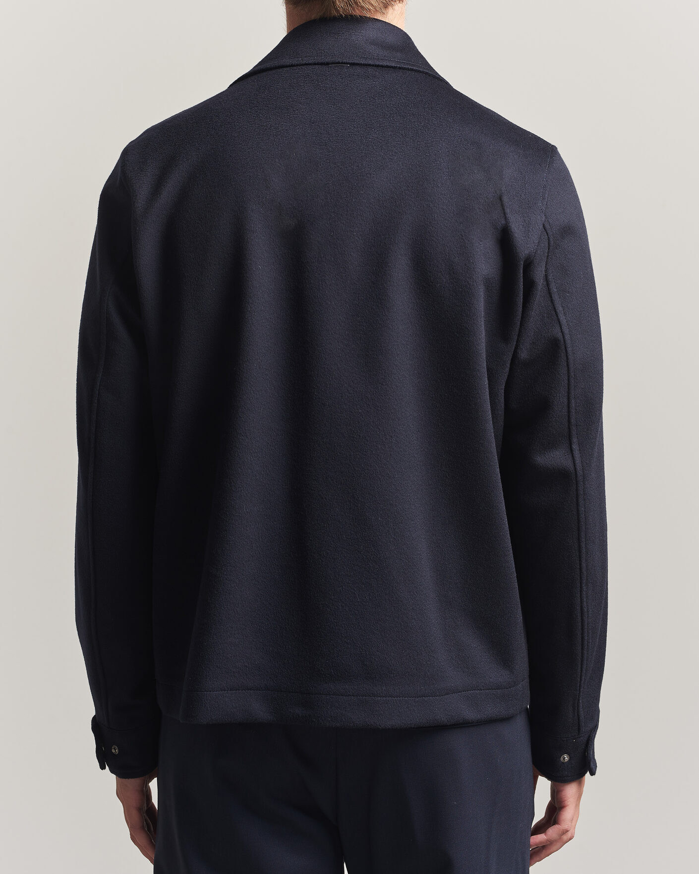 Herre | Jakker | Herno | Cashmere Overshirt Navy