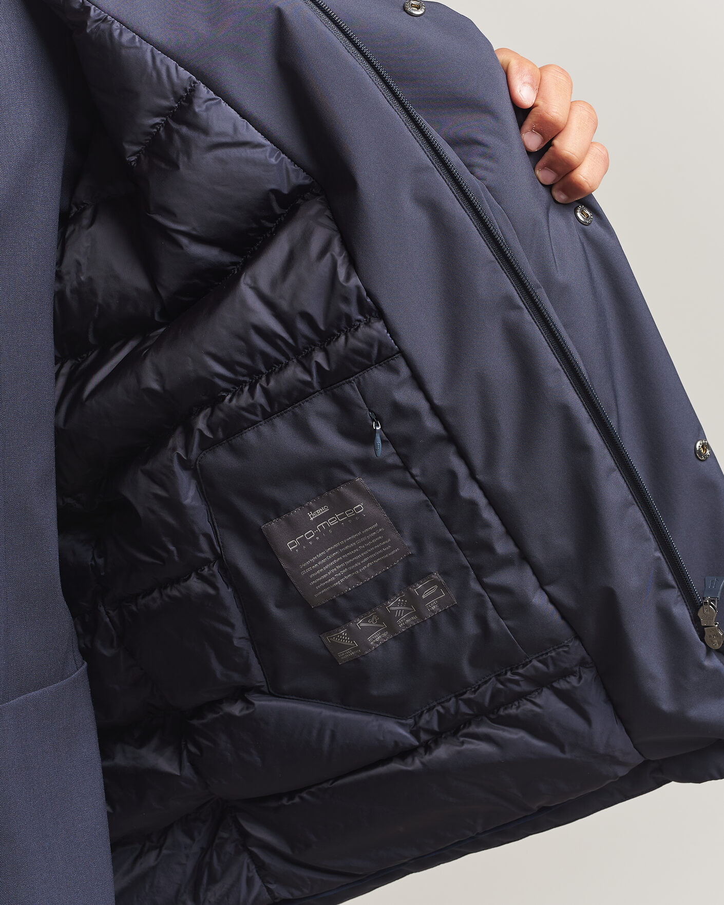 Herre | Jakker | Herno | Waterproof Down Coat Navy