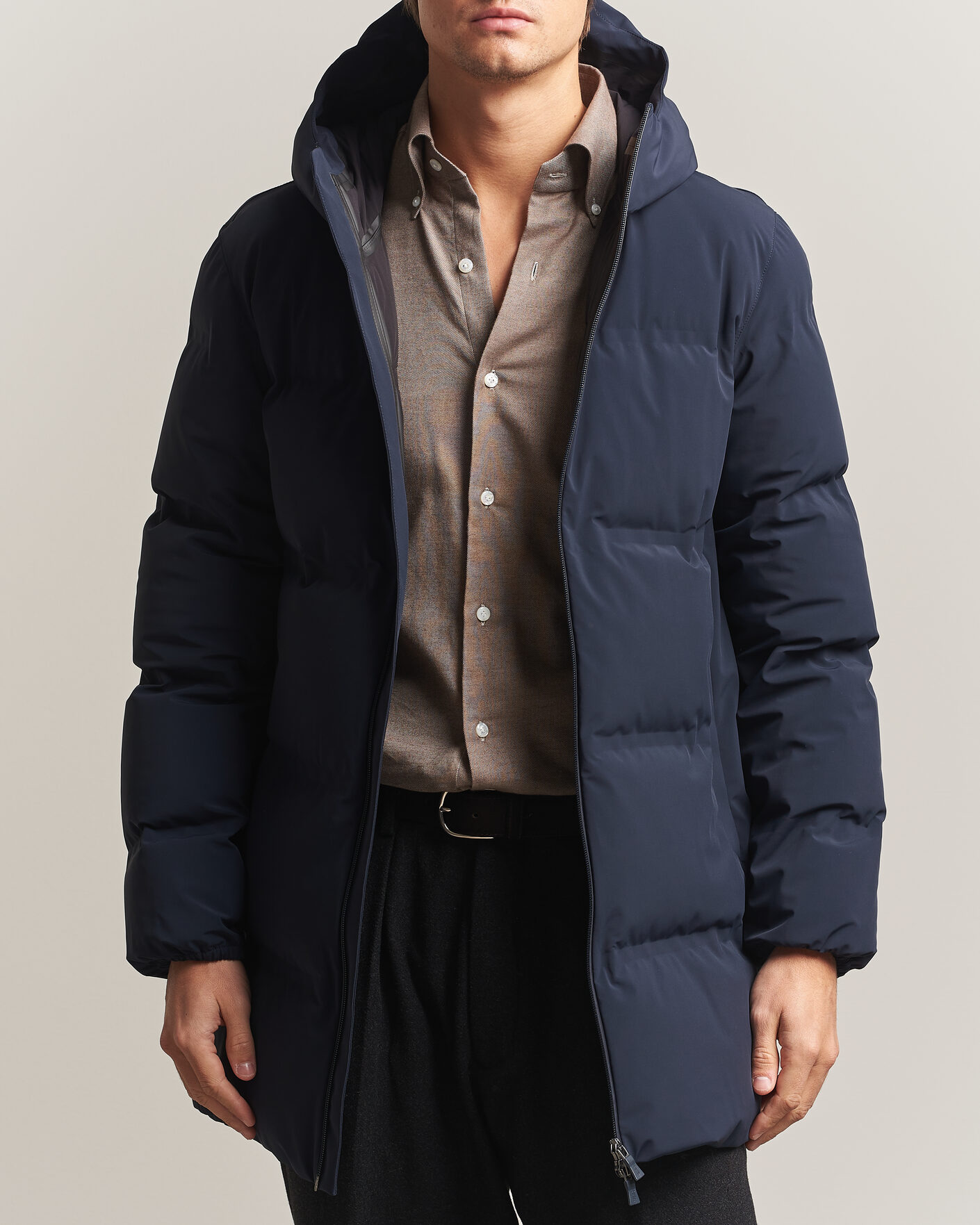 Herre | Jakker | Herno | Waterproof Stretch Down Parka Navy