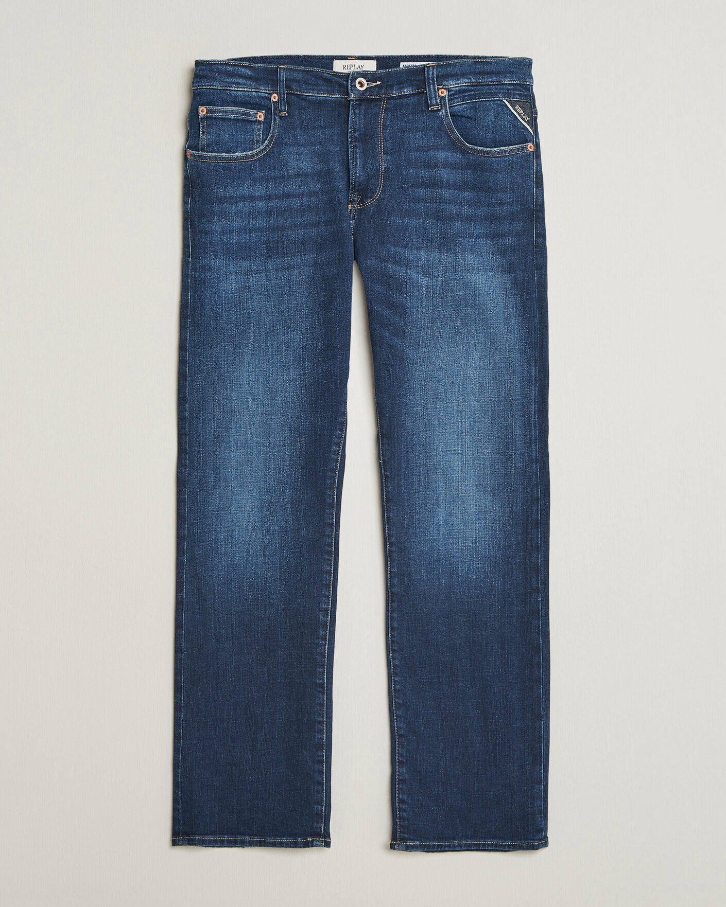 Herre | Jeans | Replay | Aideen Straight Fit Jeans Dark Blue