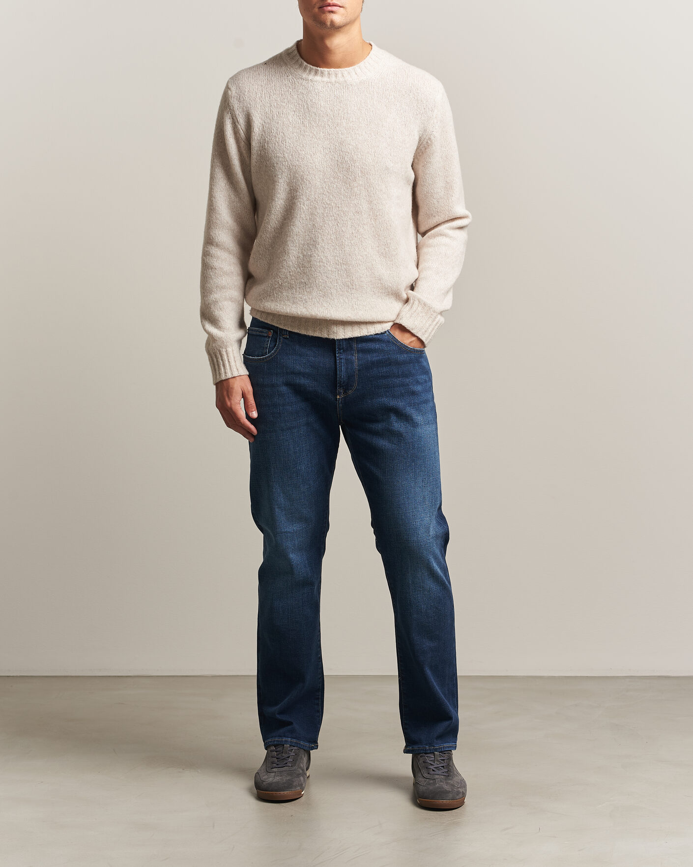 Herre | Jeans | Replay | Aideen Straight Fit Jeans Dark Blue