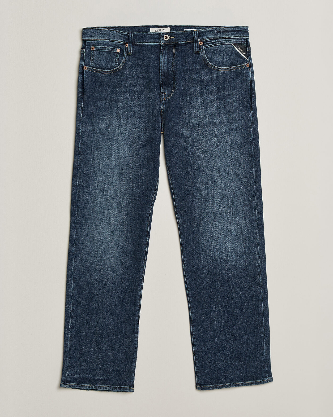 Herre | Jeans | Replay | Aideen Straight Fit Jeans Medium Blue