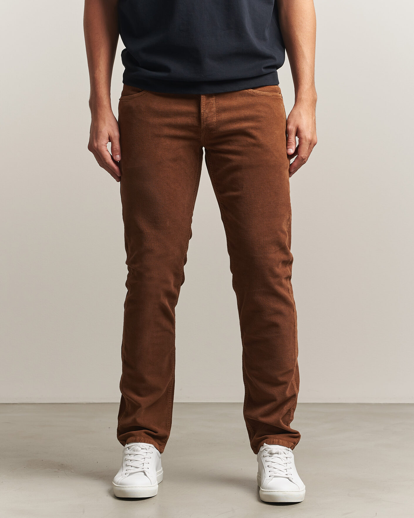 Herre | Bukser | Replay | Grover Corduroy 5-Pocket Pants Toffee Brown