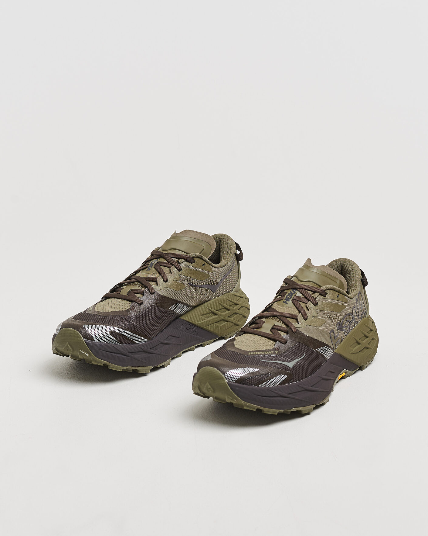 Herre | Tursko | Hoka | Speedgoat 7 Antique Olive/Black