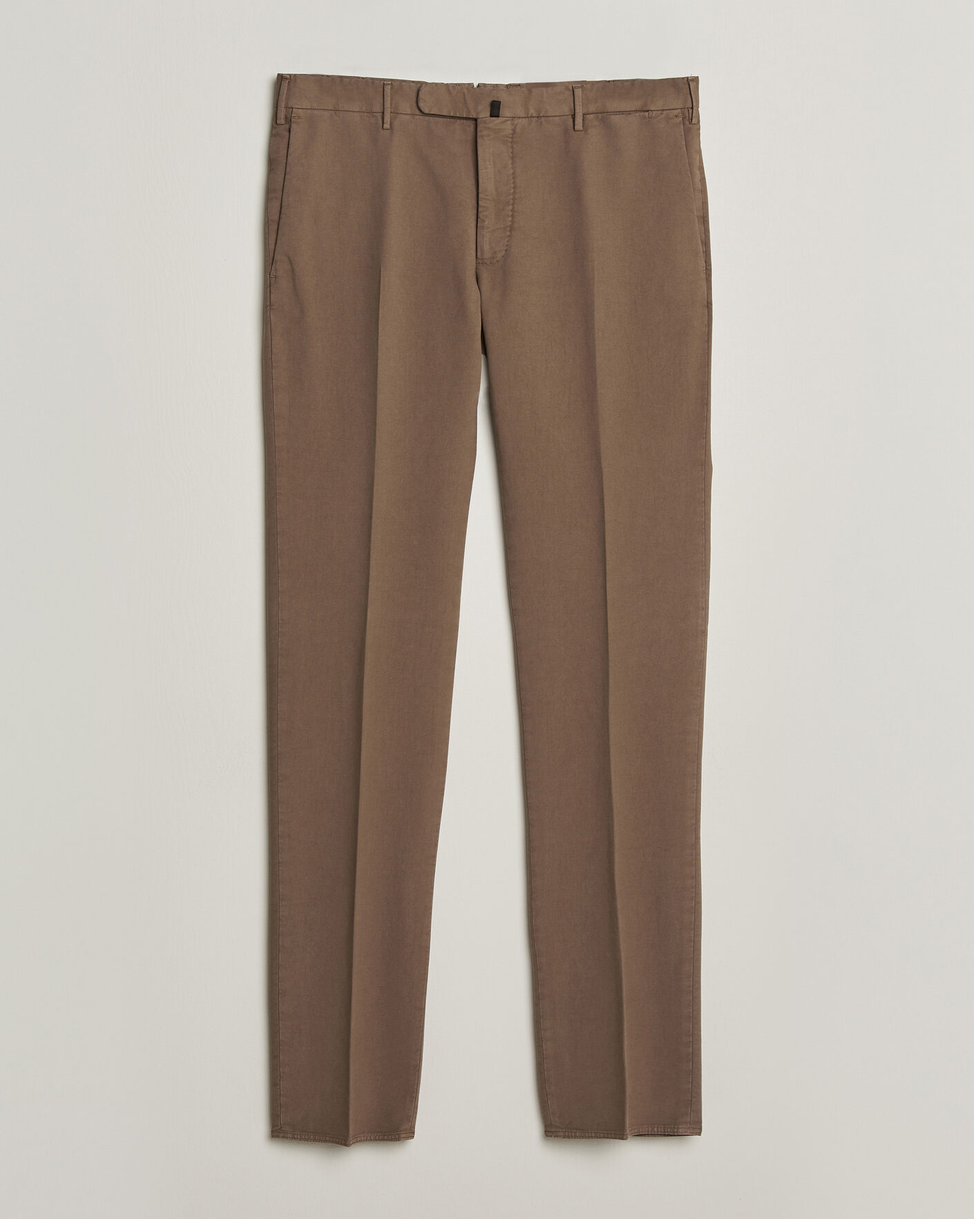 Herre | Bukser | Incotex | Slim Fit Soft Cotton Stretch Chinos Taupe