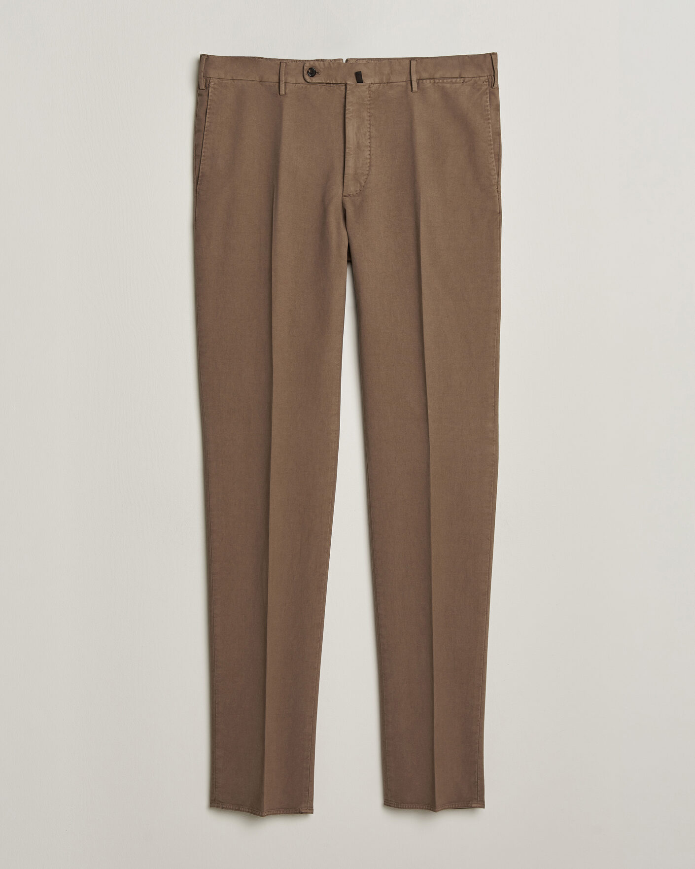 Herre | Bukser | Incotex | Regular Fit Soft Cotton Stretch Chinos Taupe