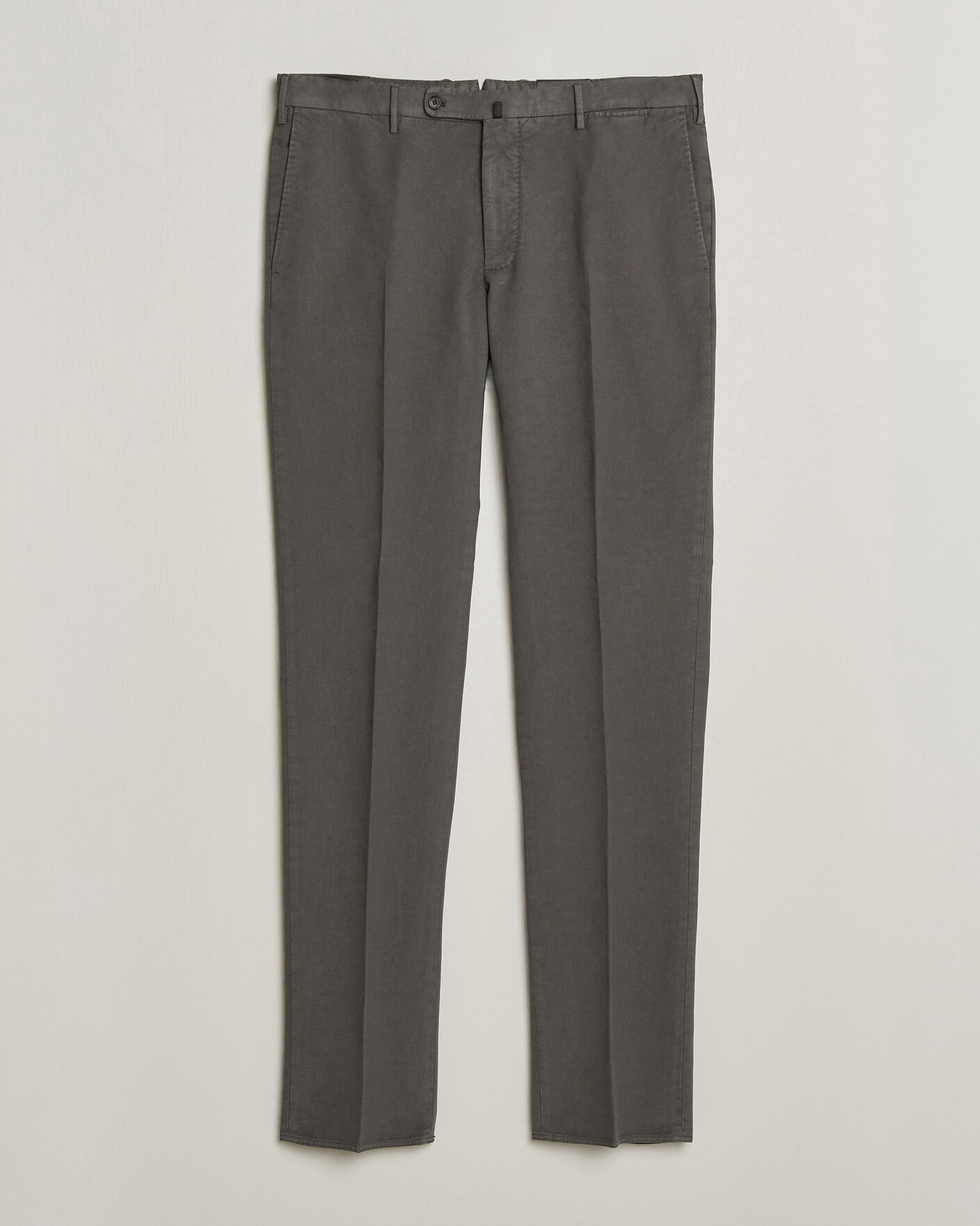 Herre | Bukser | Incotex | Regular Fit Soft Cotton Stretch Chinos Dark Grey