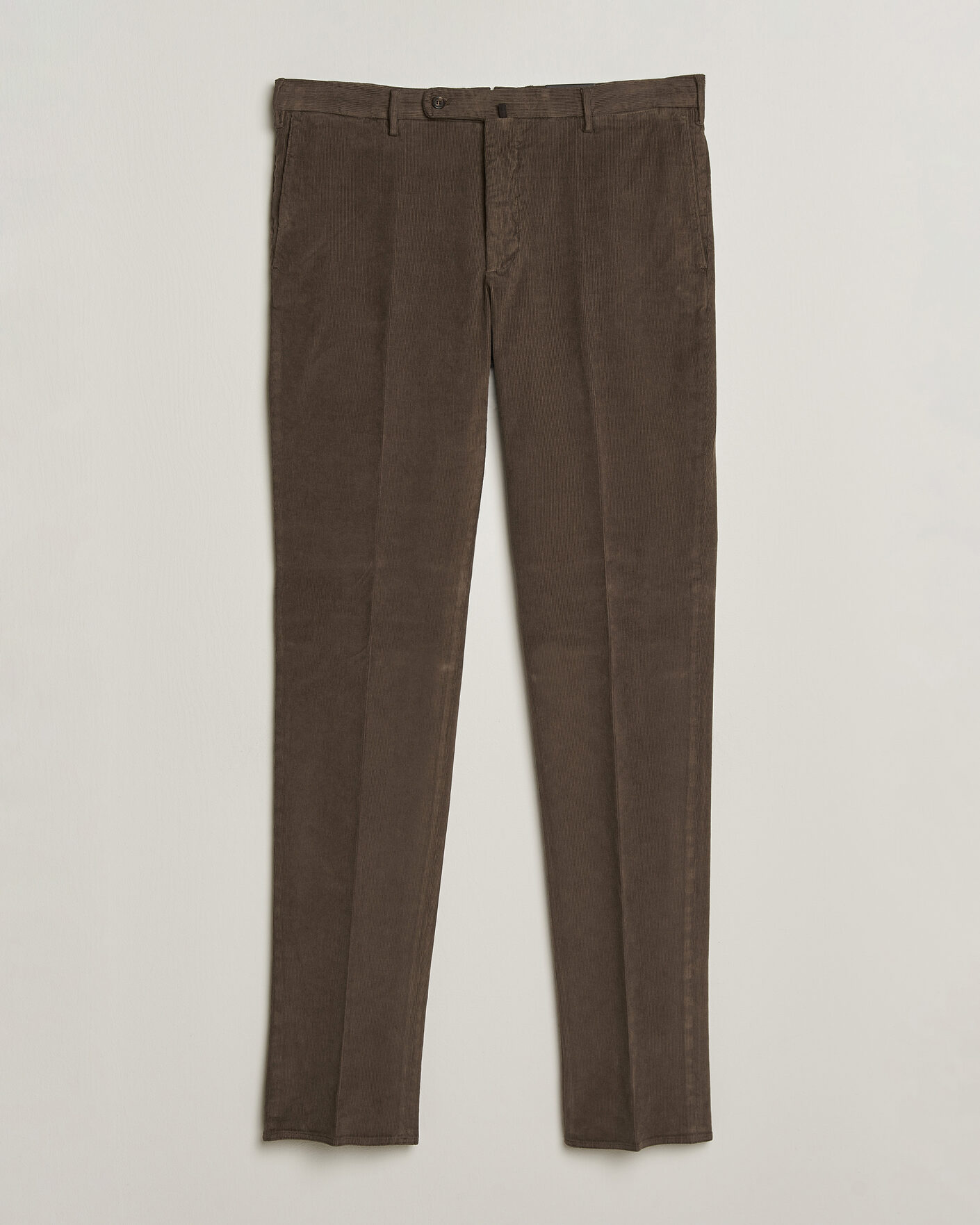 Herre | Bukser | Incotex | Regular Fit Baby Corduroy Trousers Taupe