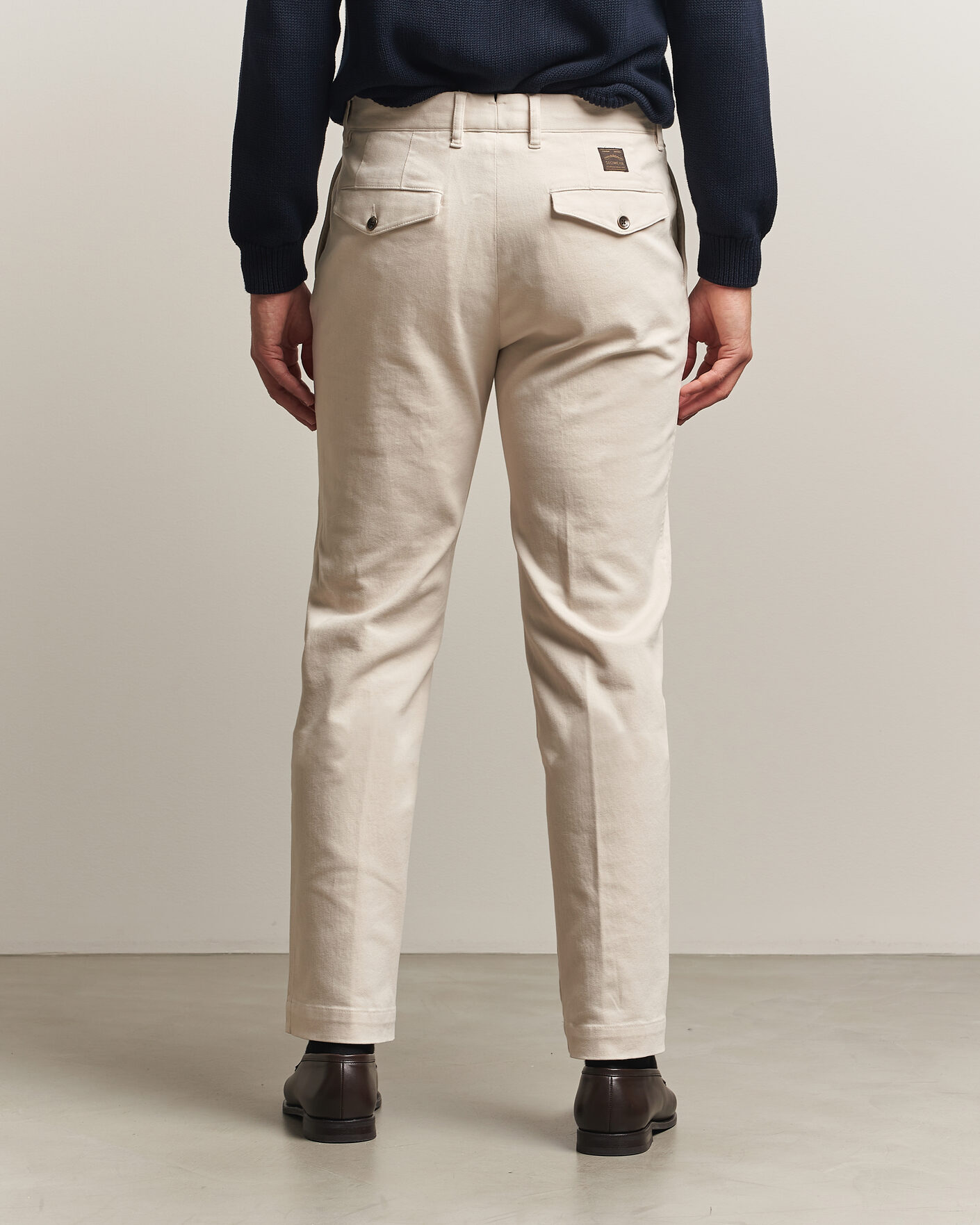 Herre | Bukser | Incotex | Regular Fit Cover Chinos Off White