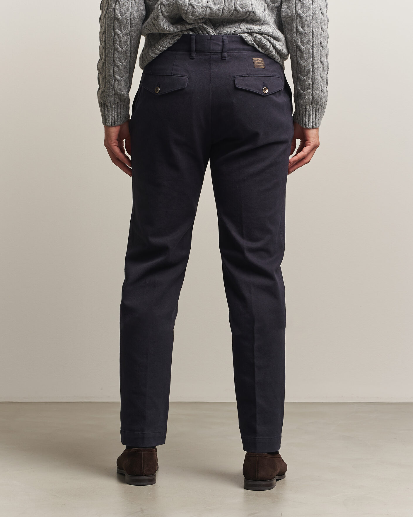 Herre | Bukser | Incotex | Regular Fit Cover Chinos Navy
