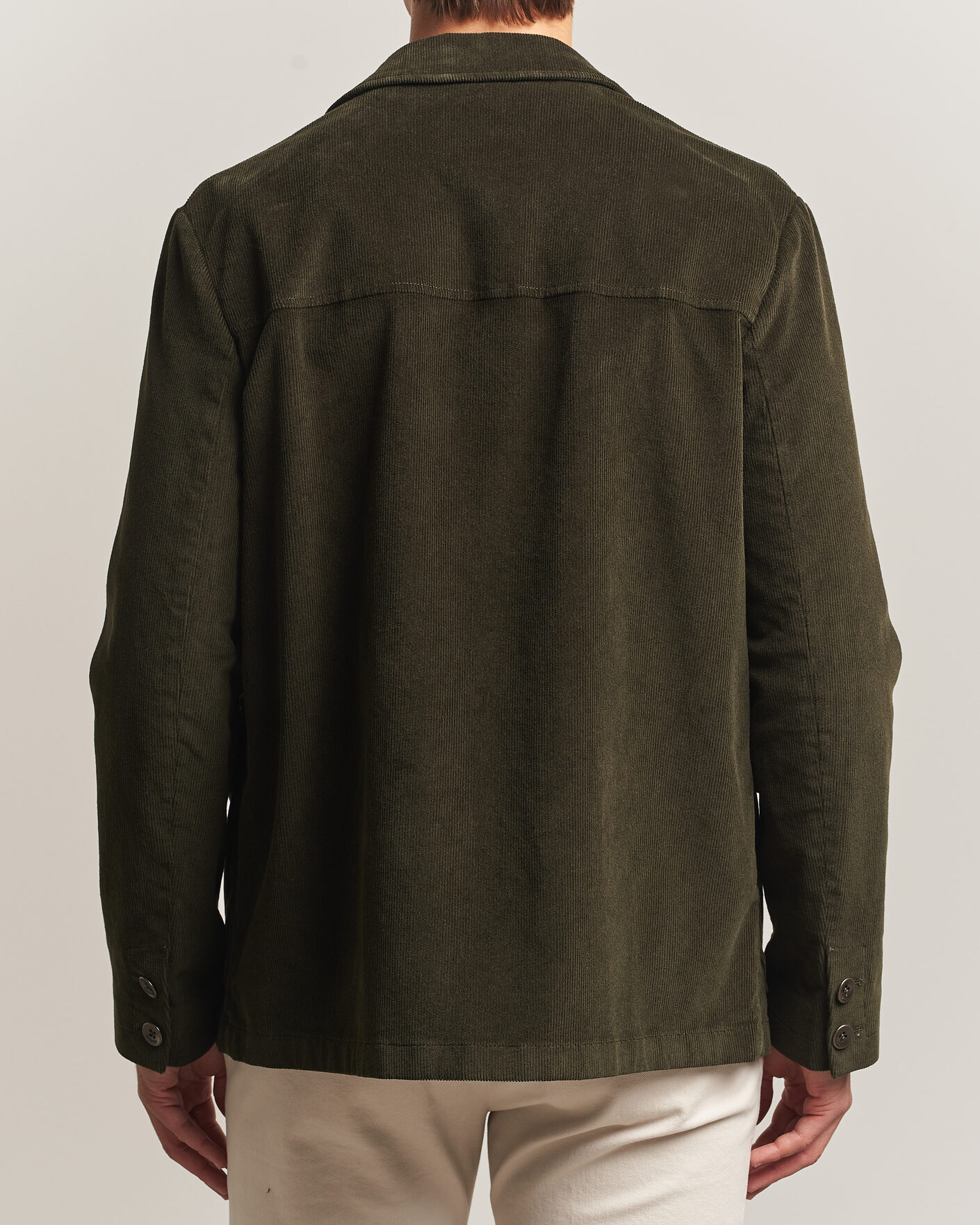 Herre | Dressjakker | Incotex | Corduroy Sports Jacket Forest Green