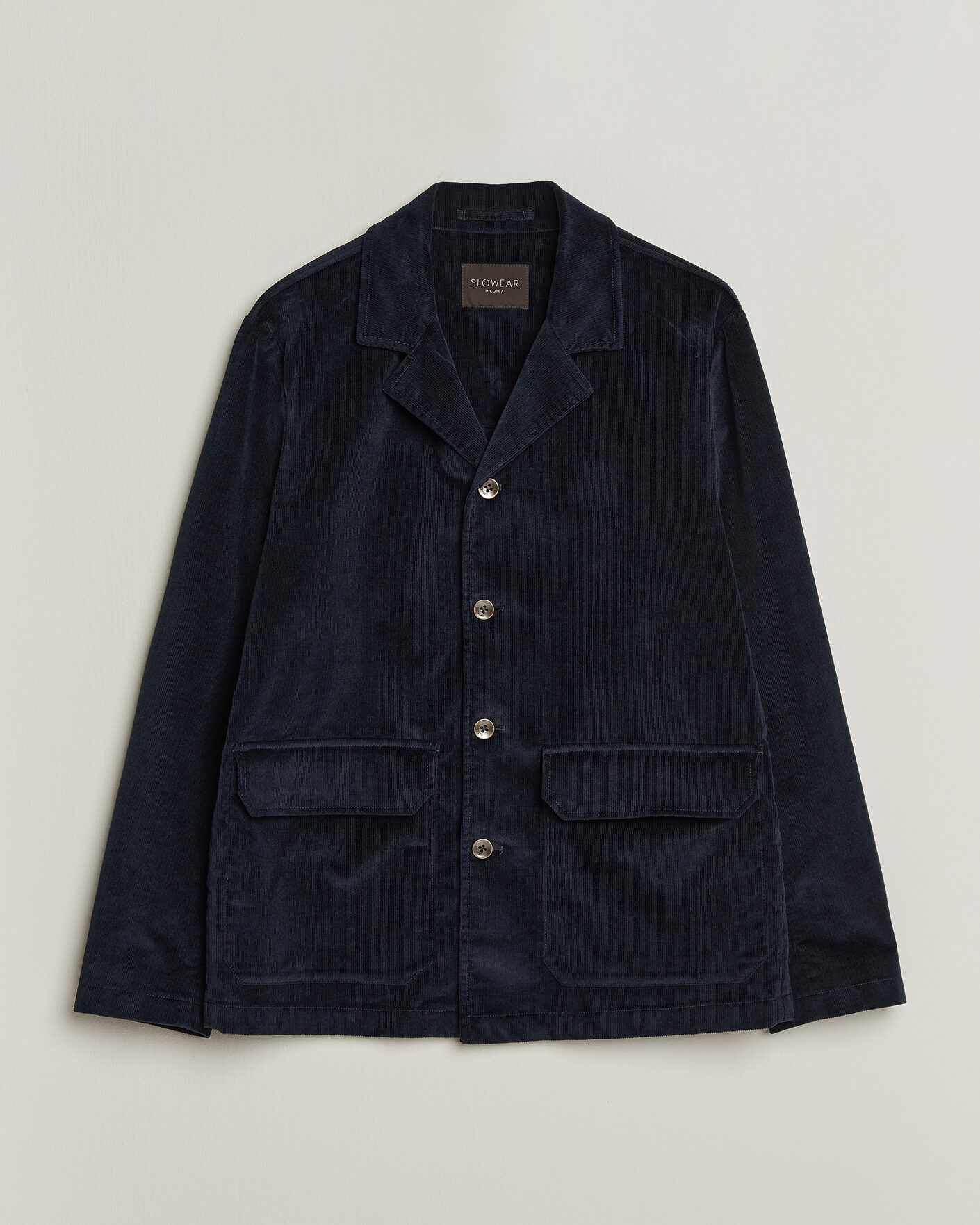 Herre | Dressjakker | Incotex | Corduroy Sports Jacket Navy