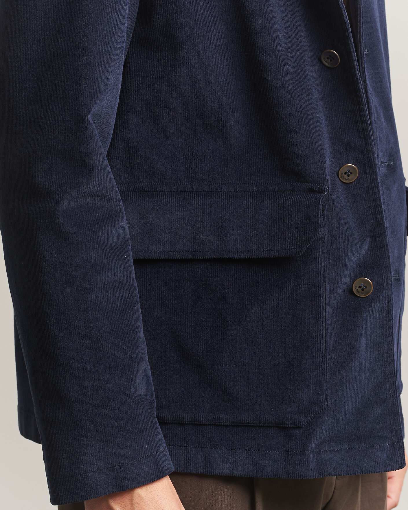 Herre | Dressjakker | Incotex | Corduroy Sports Jacket Navy