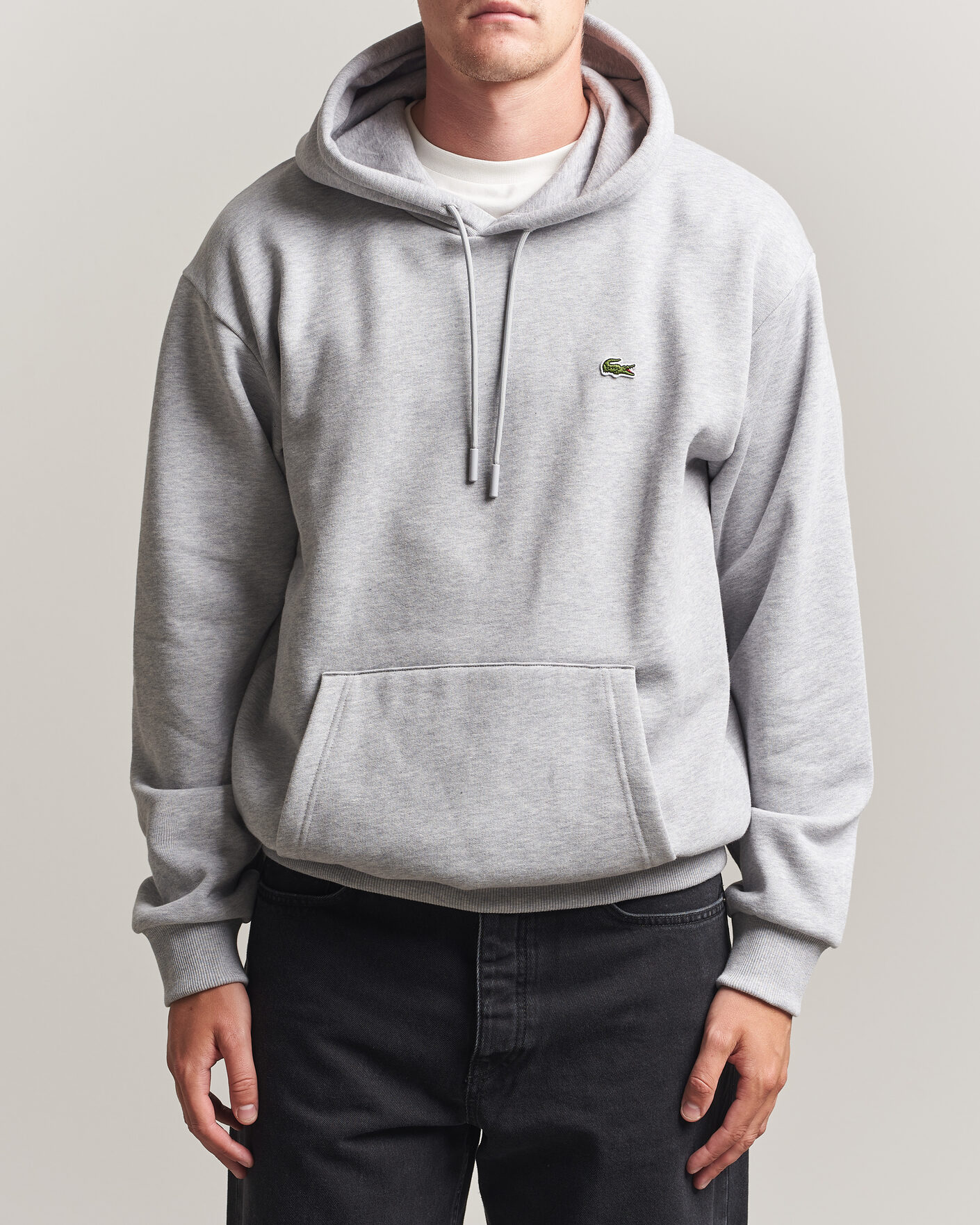 Herre | Gensere | Lacoste | Hoodie Silver Chine