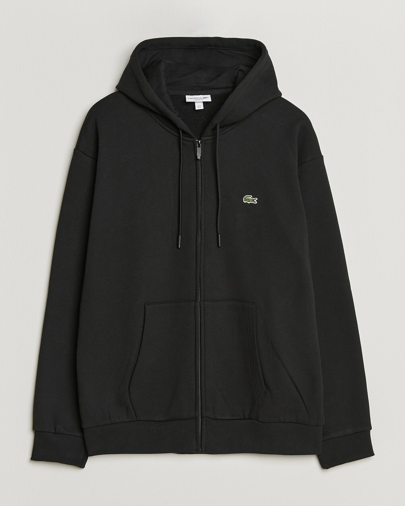 Herre | Gensere | Lacoste | Full Zip Hoodie Black