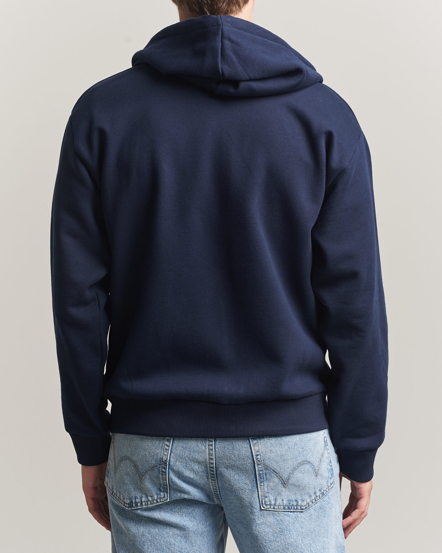 Herre | Gensere | Lacoste | Full Zip Hoodie Navy Blue