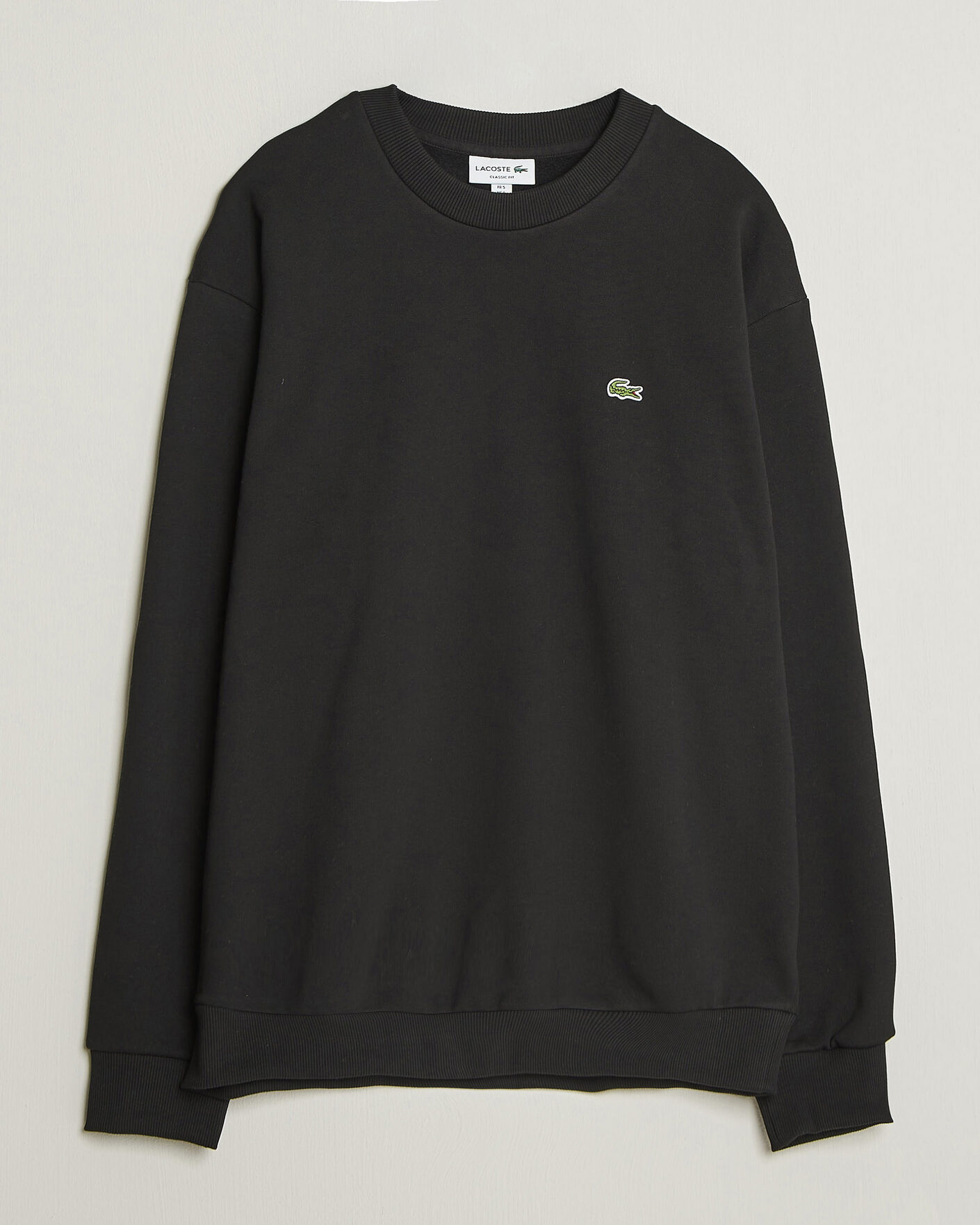Herre | Gensere | Lacoste | Crew Neck Sweatshirt Black