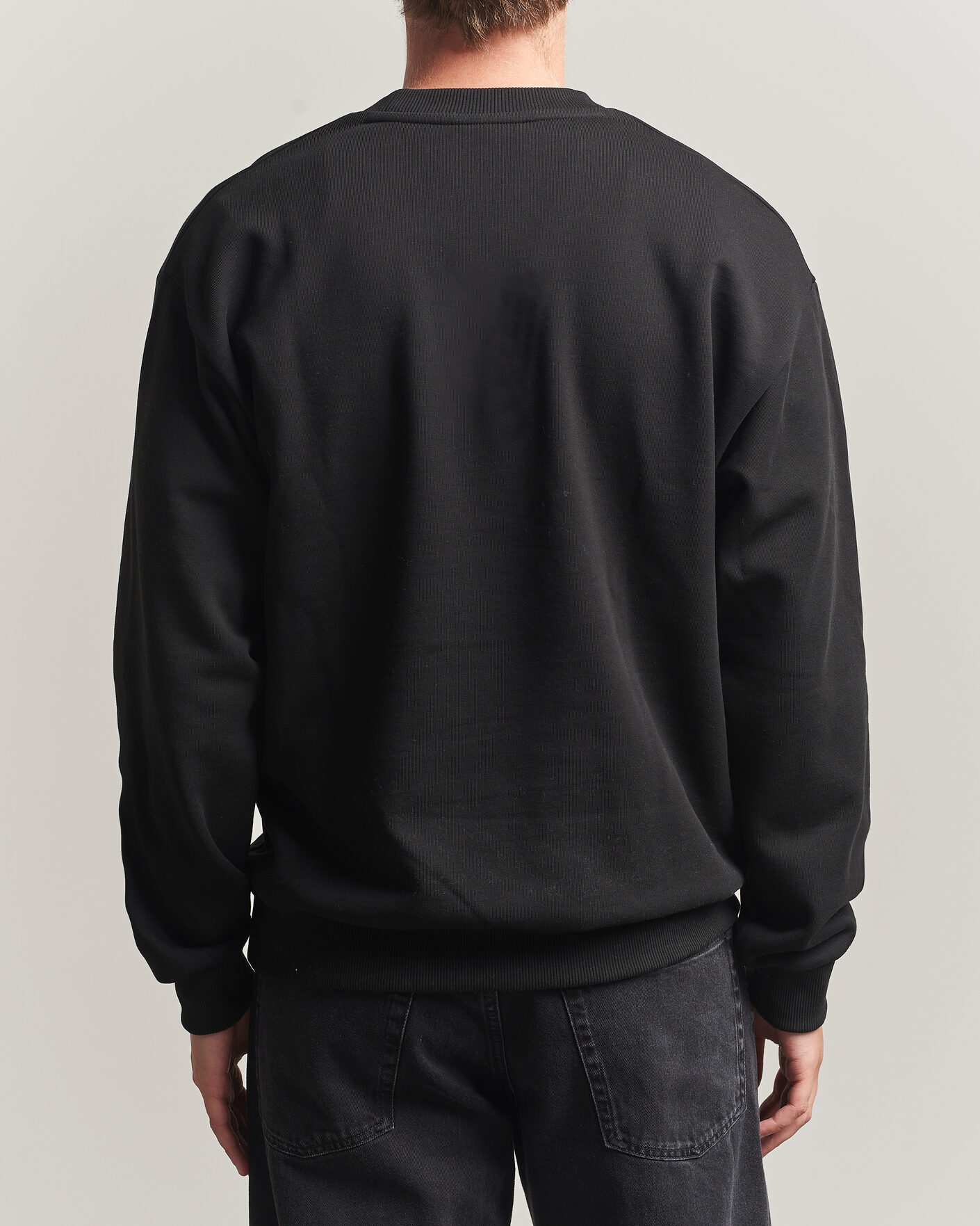 Herre | Gensere | Lacoste | Crew Neck Sweatshirt Black