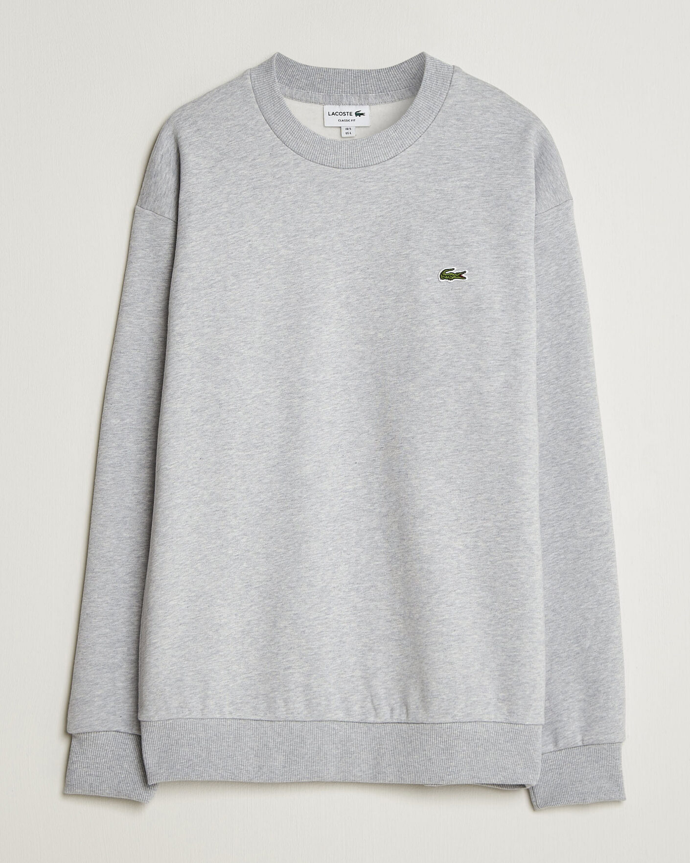 Herre | Gensere | Lacoste | Crew Neck Sweatshirt Silver Chine
