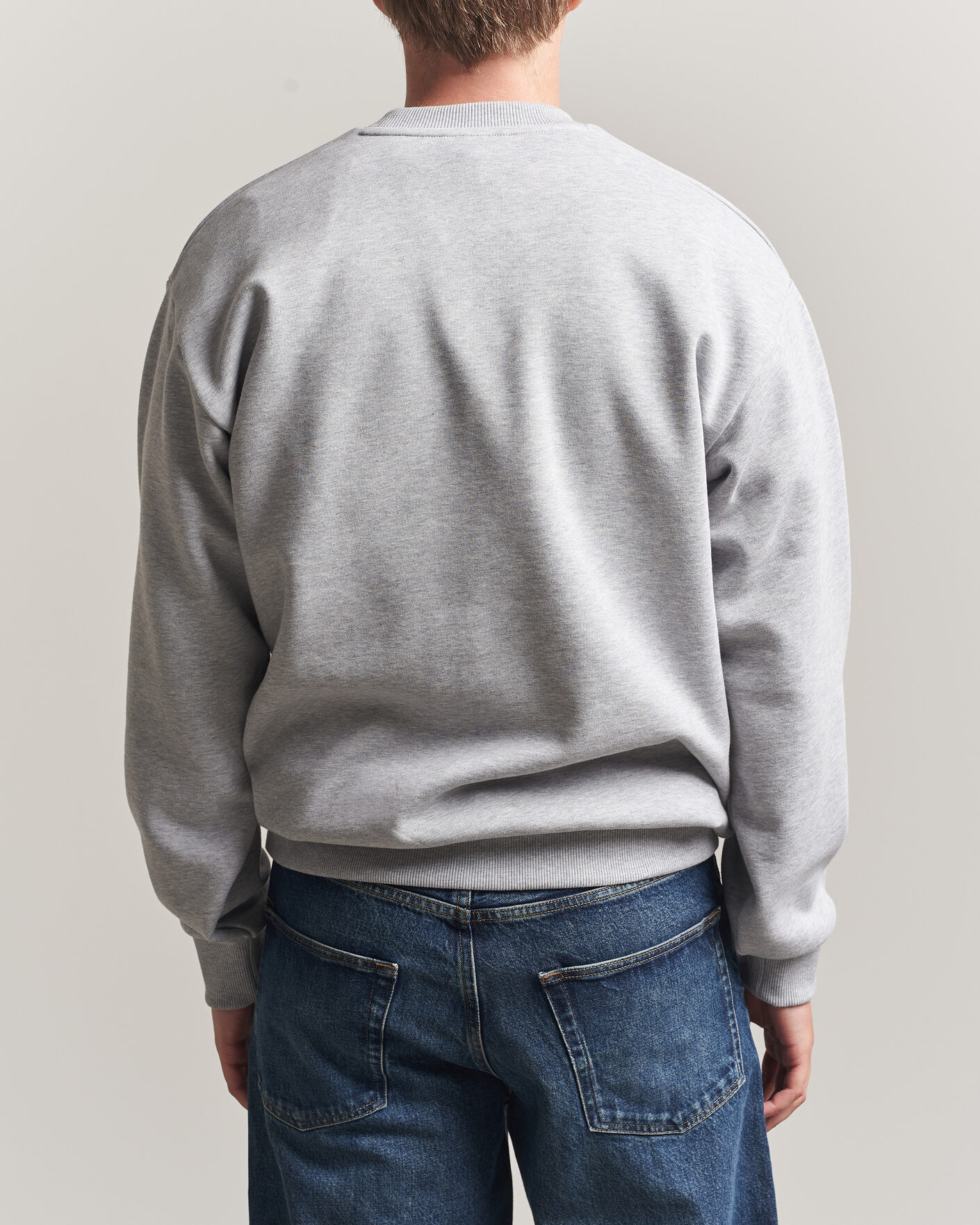 Herre | Gensere | Lacoste | Crew Neck Sweatshirt Silver Chine