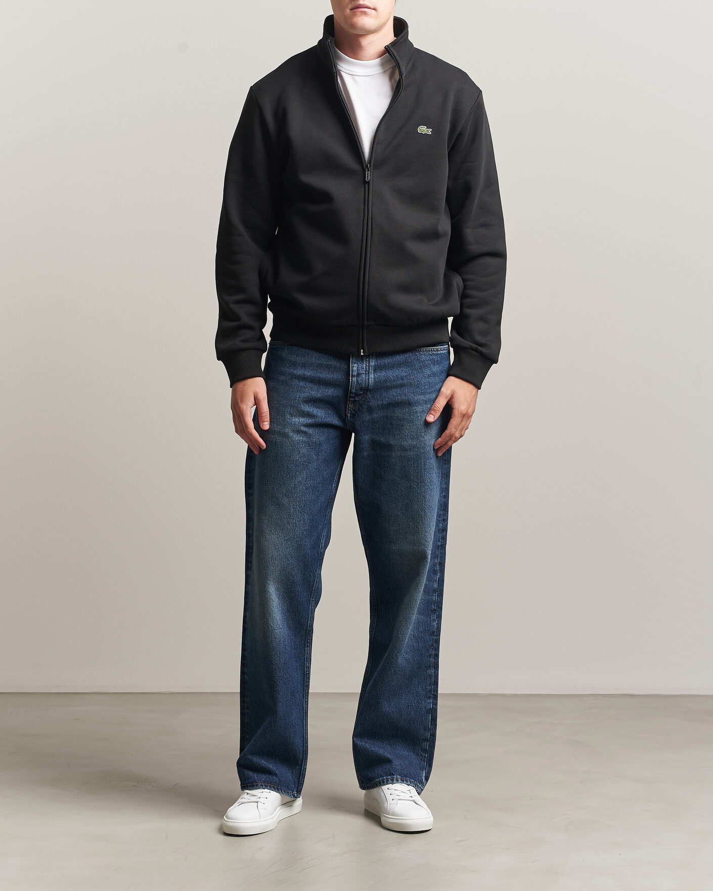Herre | Gensere | Lacoste | Full Zip Sweater Black
