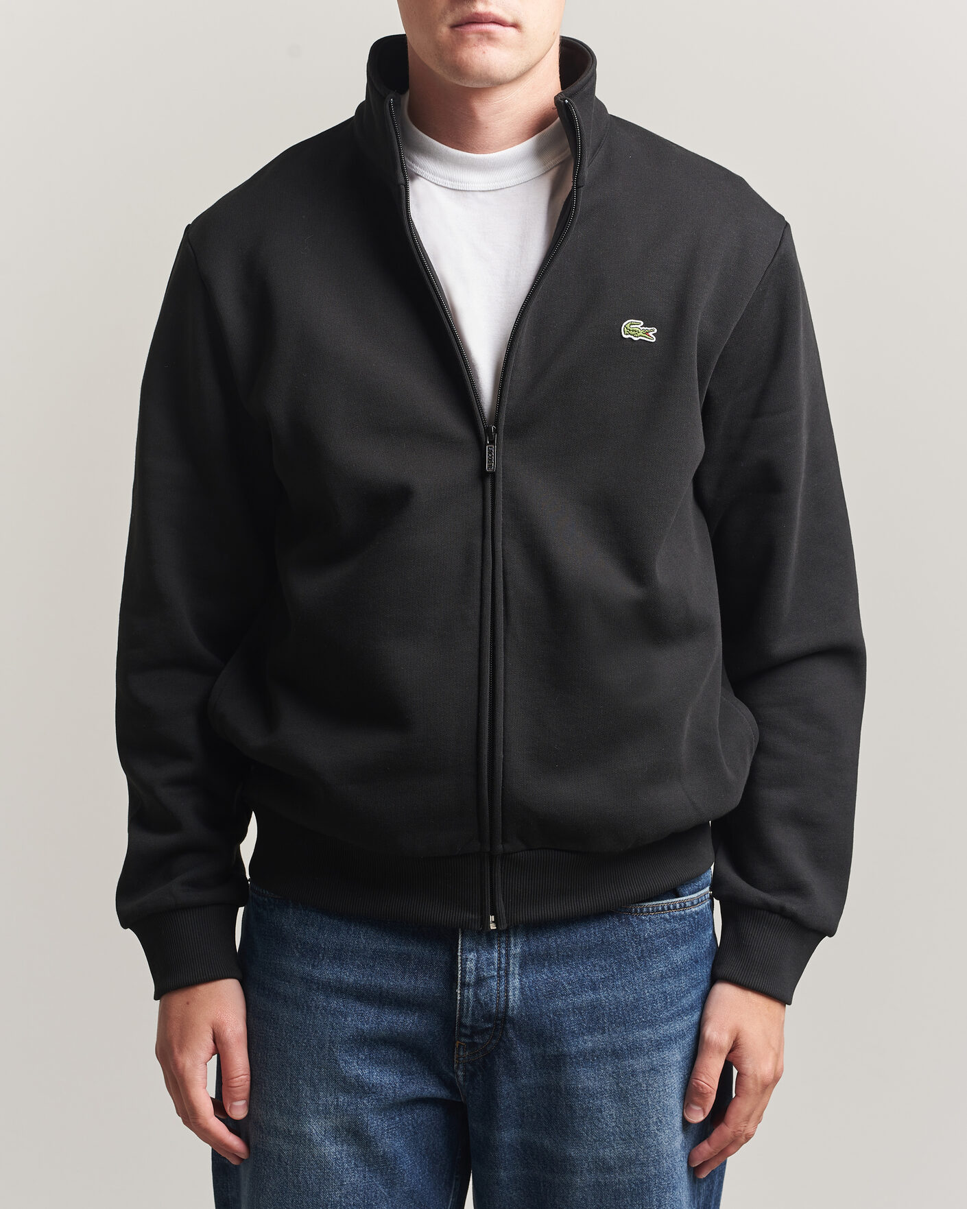 Herre | Gensere | Lacoste | Full Zip Sweater Black