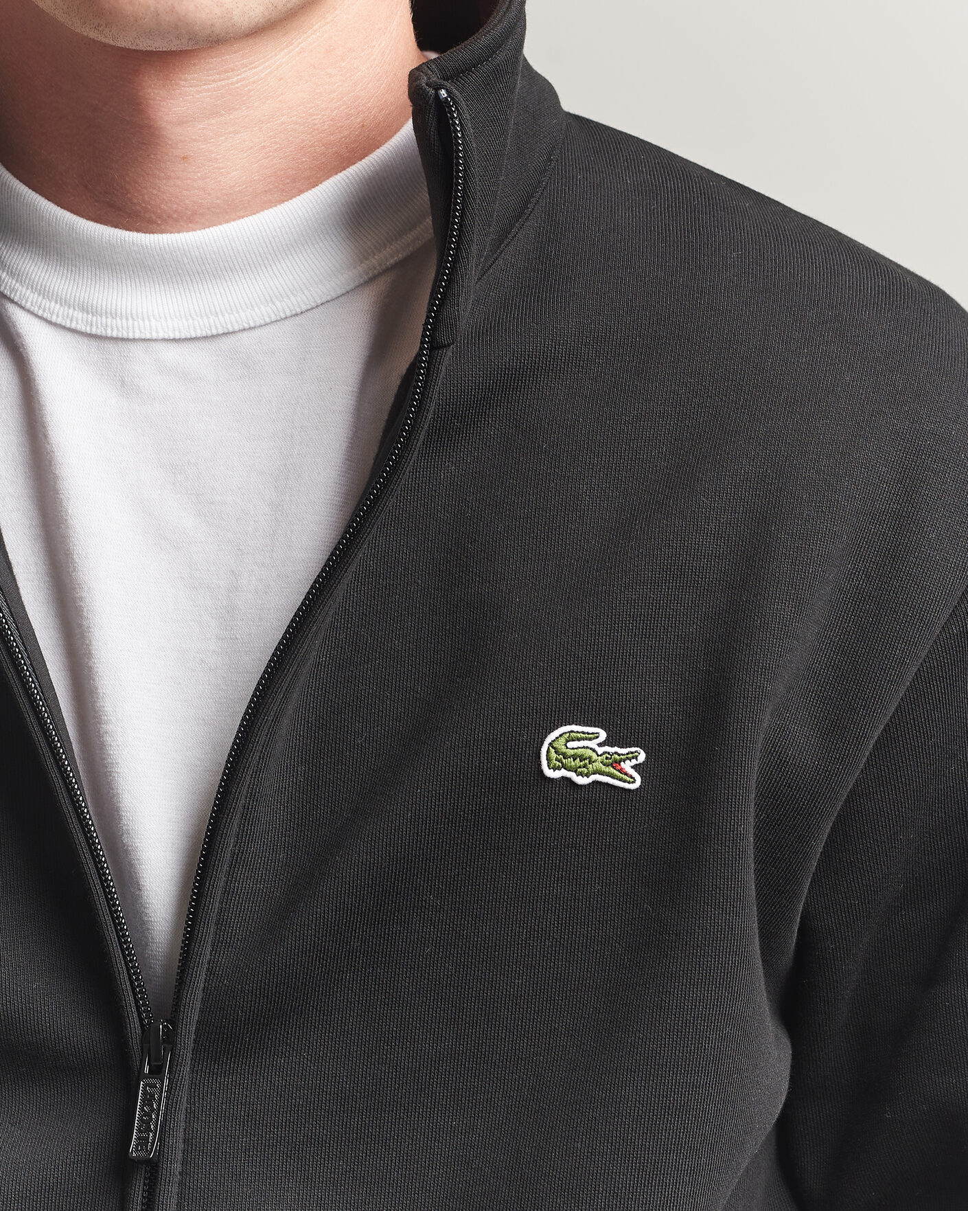 Herre | Gensere | Lacoste | Full Zip Sweater Black