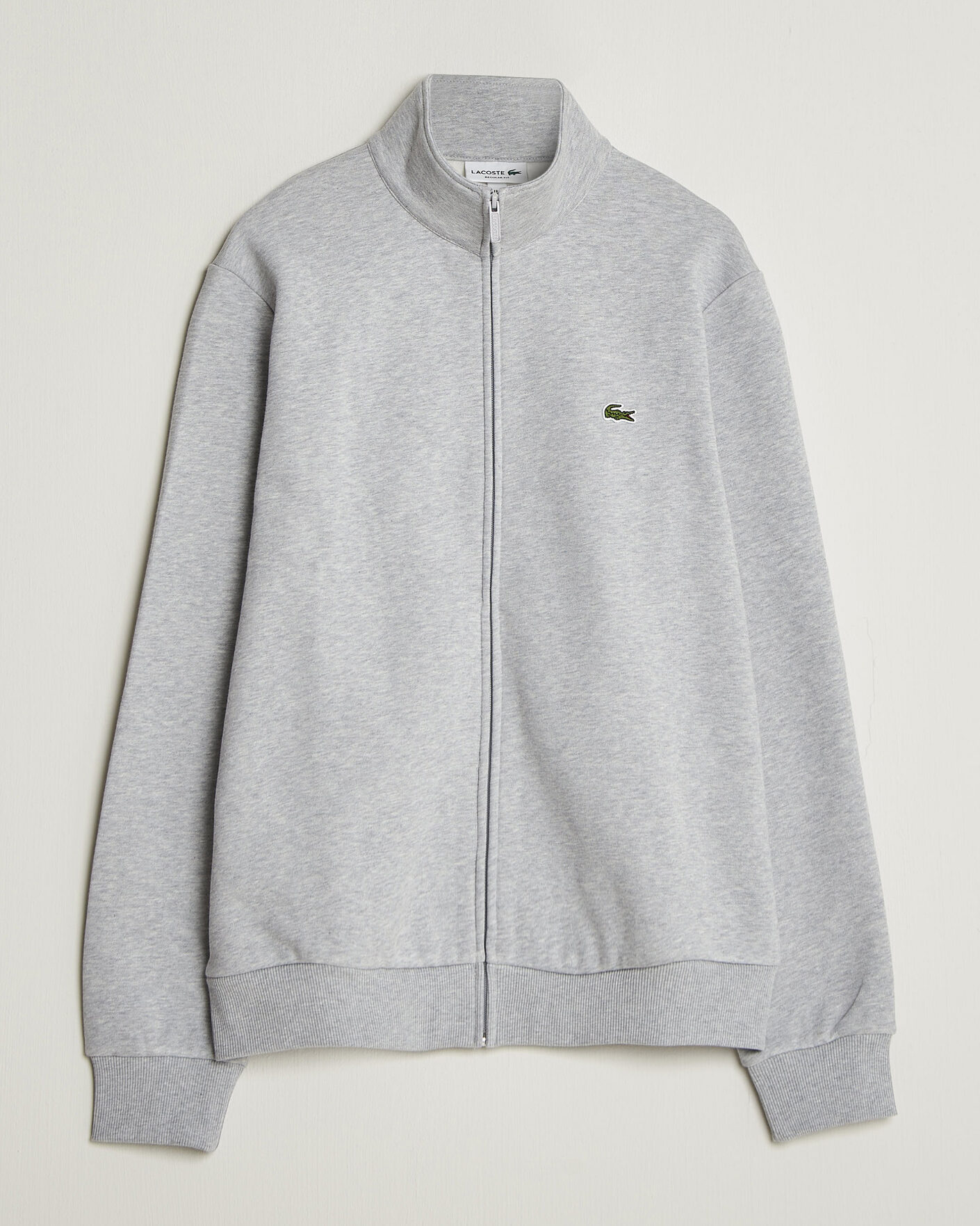 Herre | Gensere | Lacoste | Full Zip Sweater Silver Chine