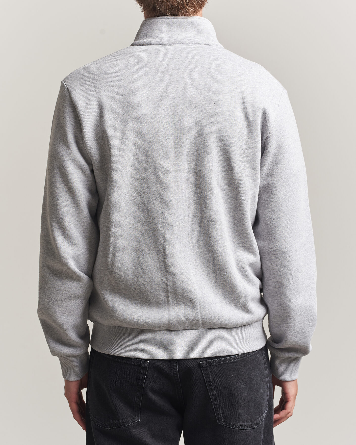 Herre | Gensere | Lacoste | Full Zip Sweater Silver Chine