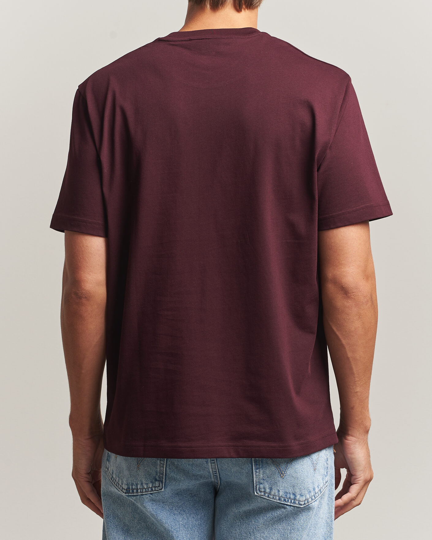 Herre | T-Shirts | Lacoste | Crew Neck T-Shirt Oxalis