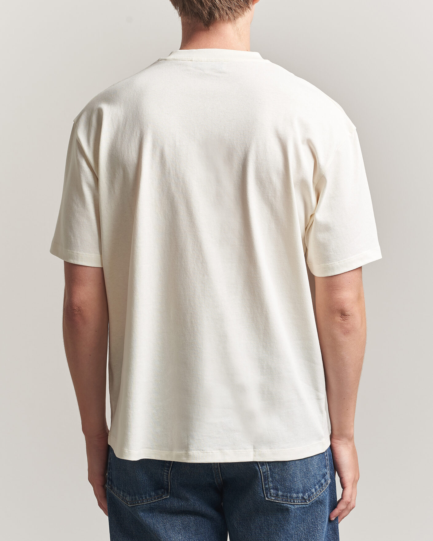 Herre | T-Shirts | Palmes | Logo T-Shirt Off White