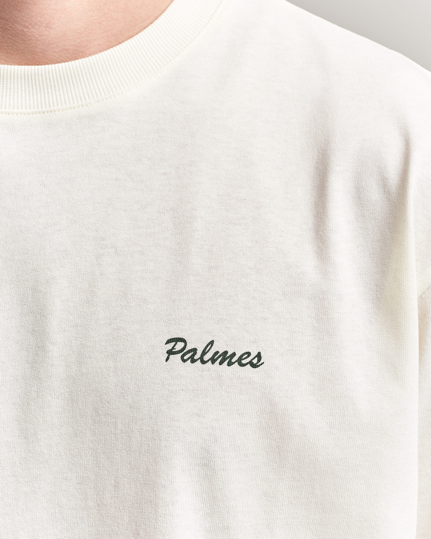 Herre | T-Shirts | Palmes | Logo T-Shirt Off White