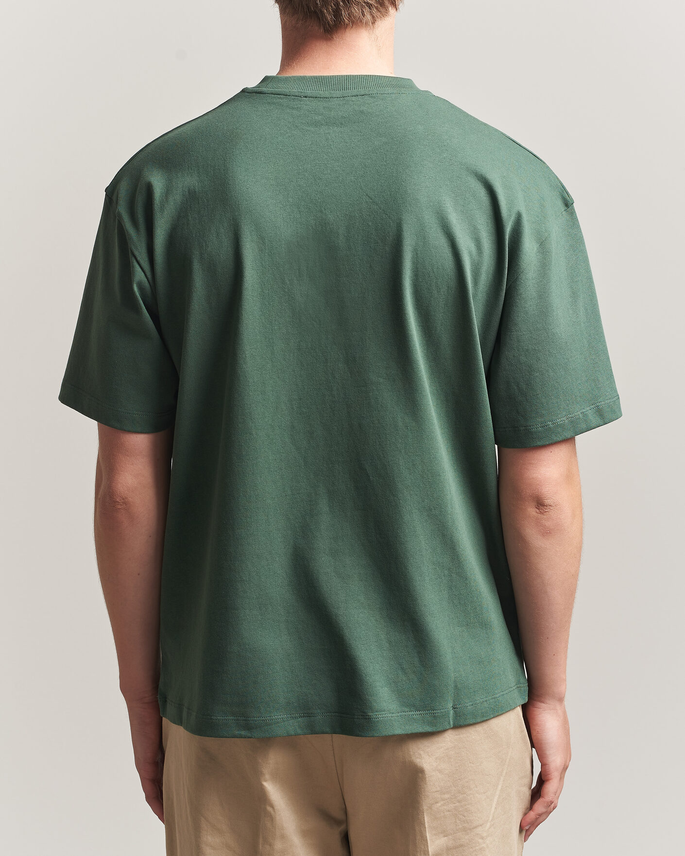 Herre | T-Shirts | Palmes | Logo T-Shirt Dark Green