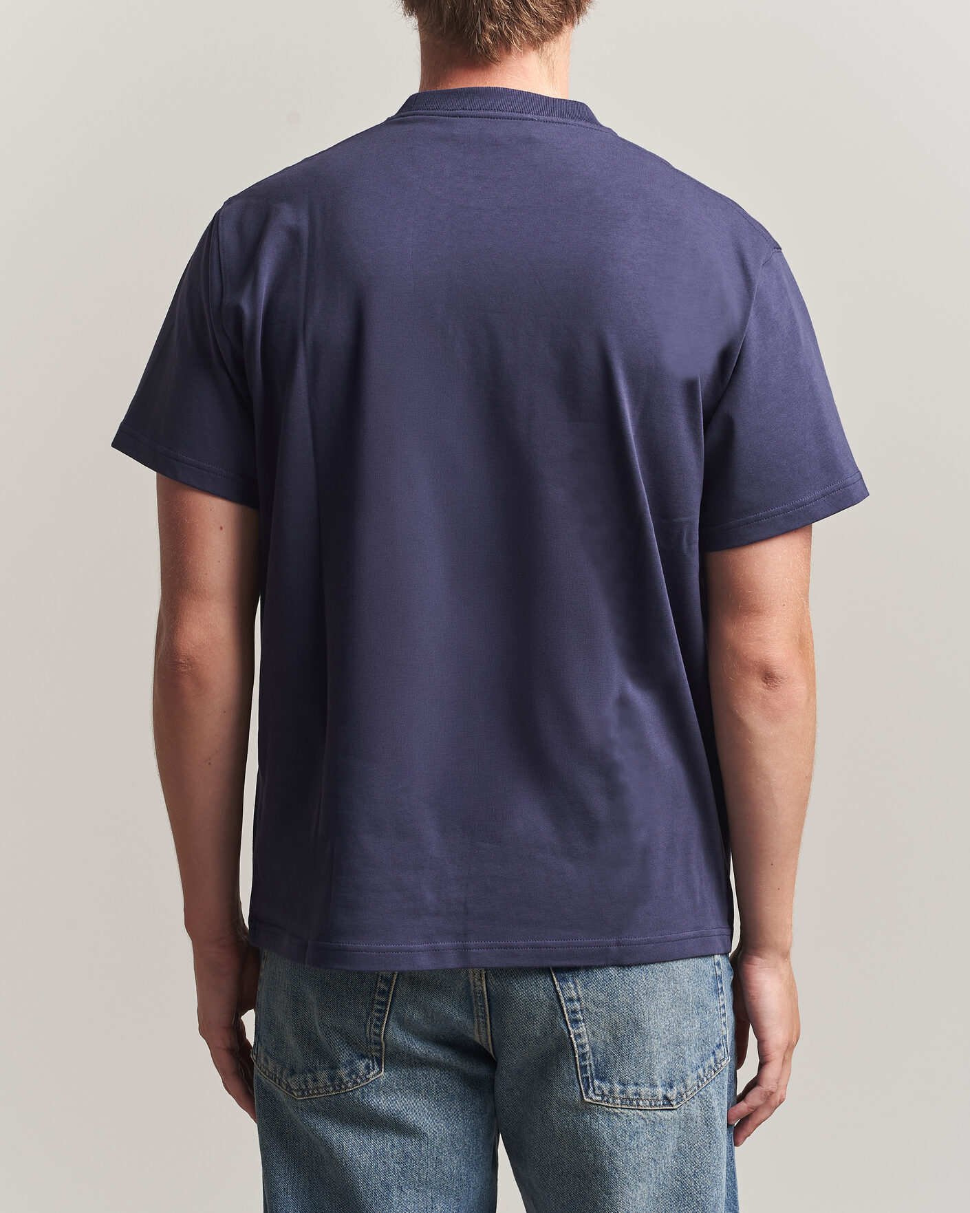 Herre | T-Shirts | Palmes | Ball T-Shirt Navy