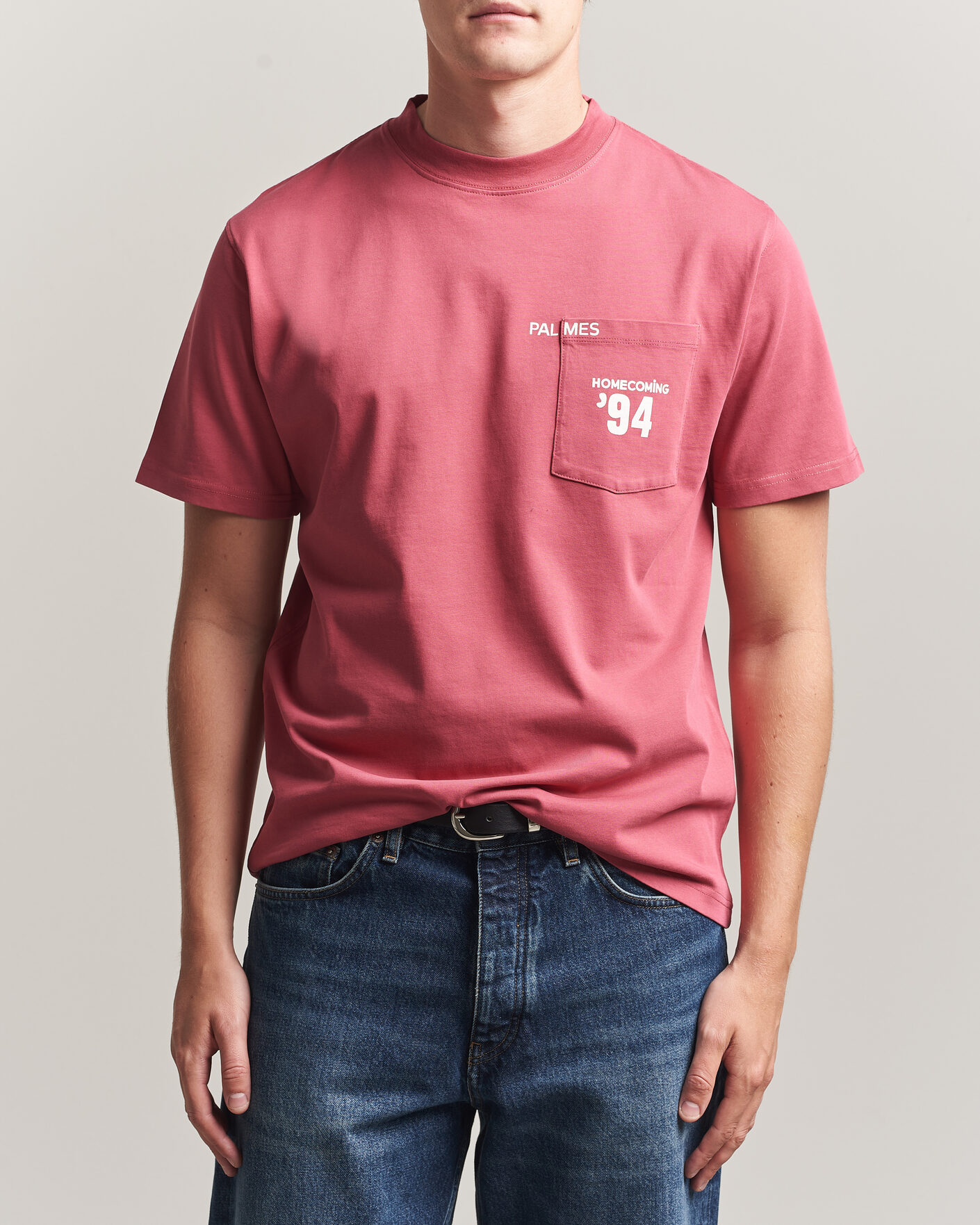 Herre | T-Shirts | Palmes | Forever Pocket T-Shirt Red