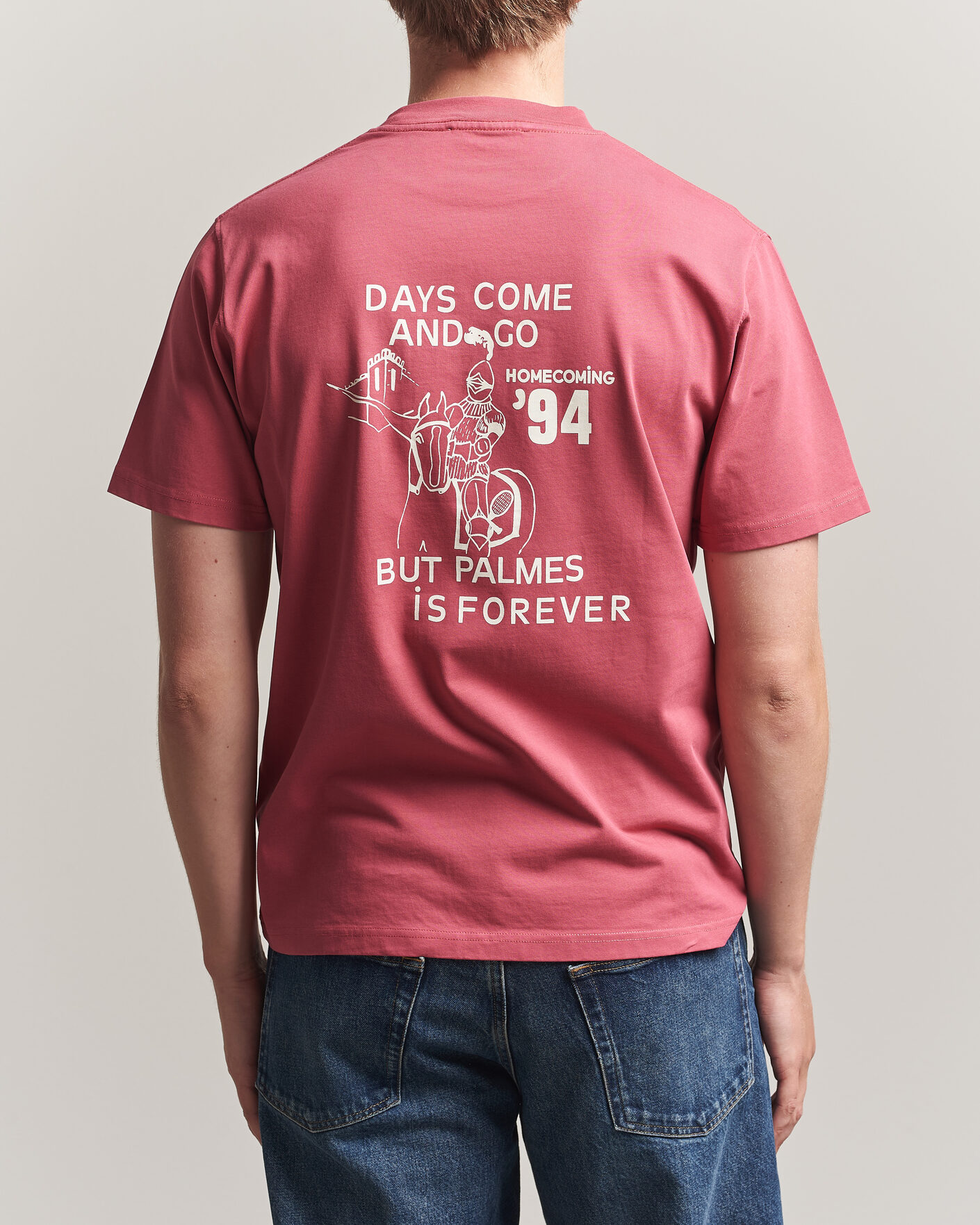 Herre | T-Shirts | Palmes | Forever Pocket T-Shirt Red