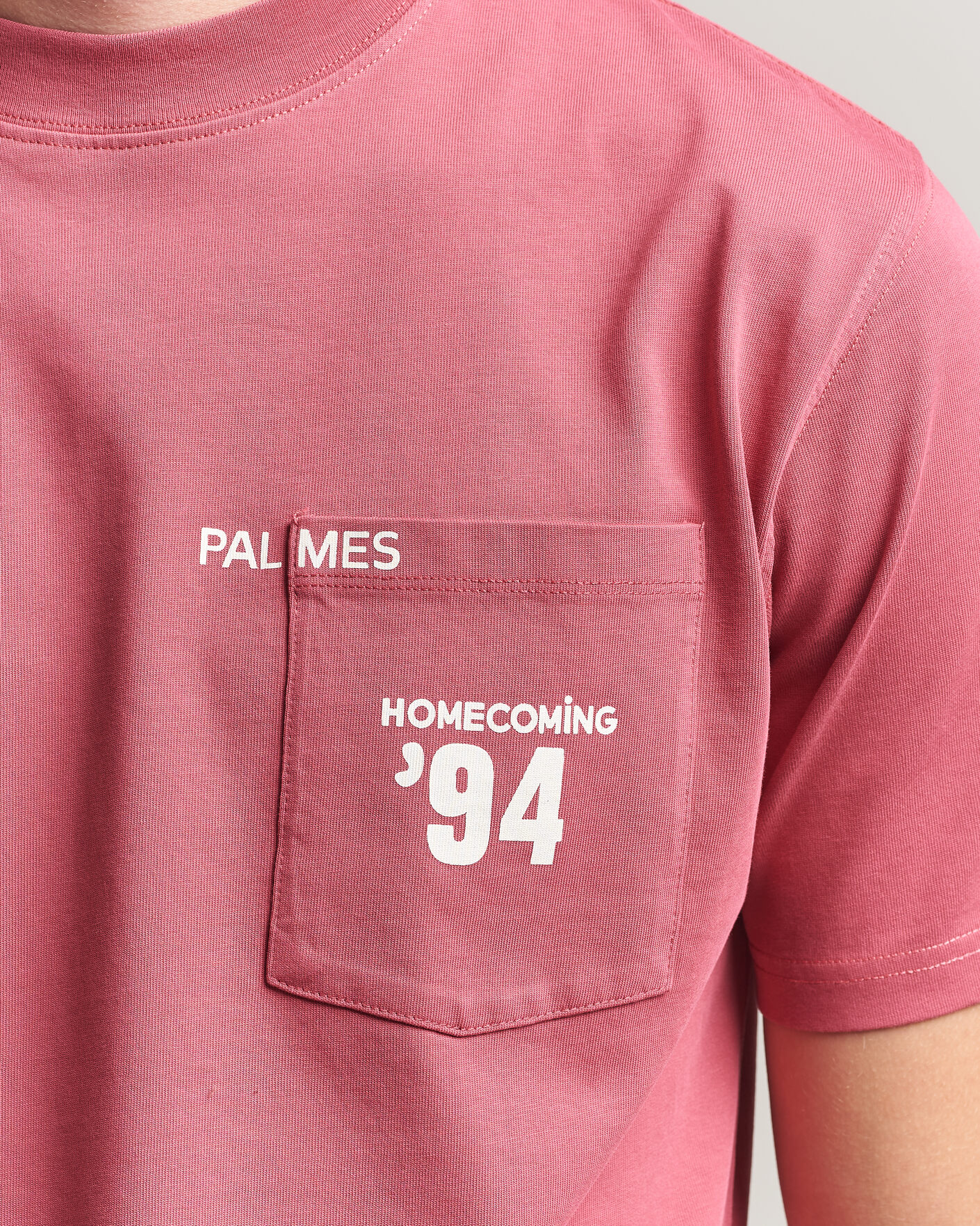 Herre | T-Shirts | Palmes | Forever Pocket T-Shirt Red