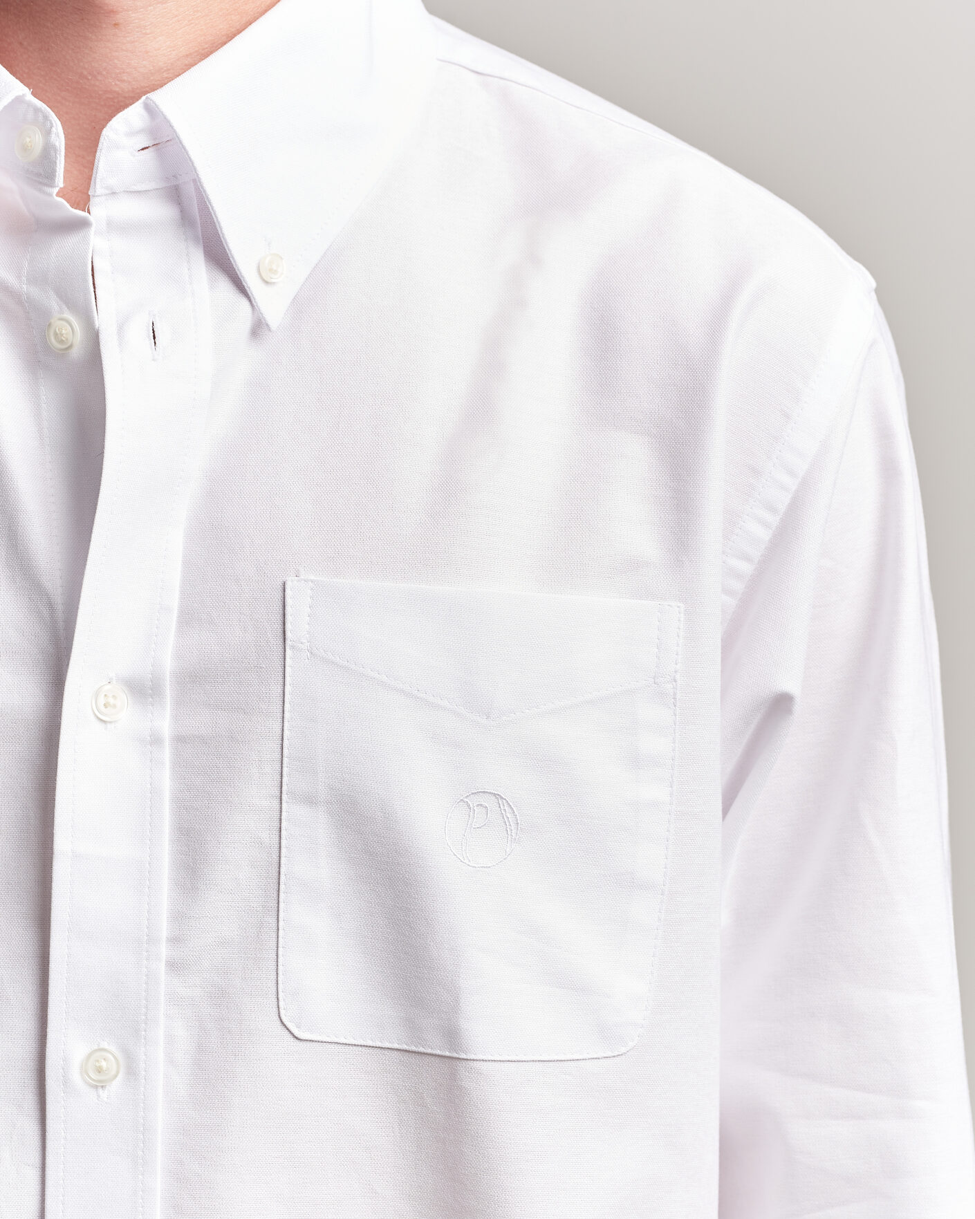 Herre | Skjorter | Palmes | Deuce Oxford Shirt White