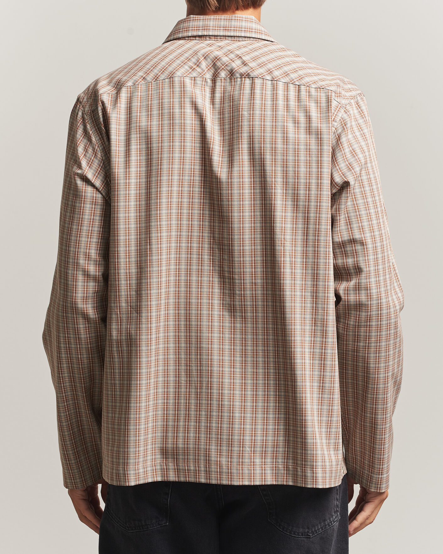 Herre | Skjorter | Palmes | Fault Shirt Brown Check