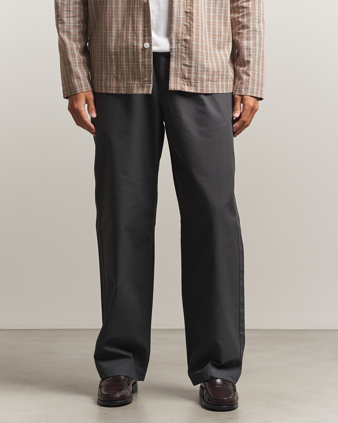 Herre | Bukser | Palmes | Lucien Ripstop Trousers Charcoal