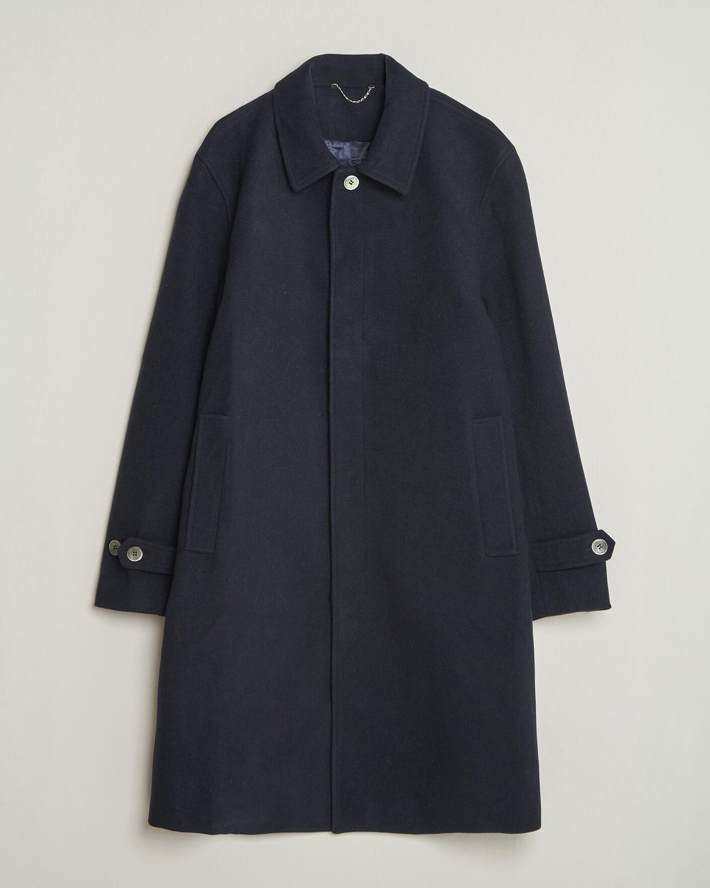 Herre | Jakker | Palmes | Cedric Wool Coat Navy