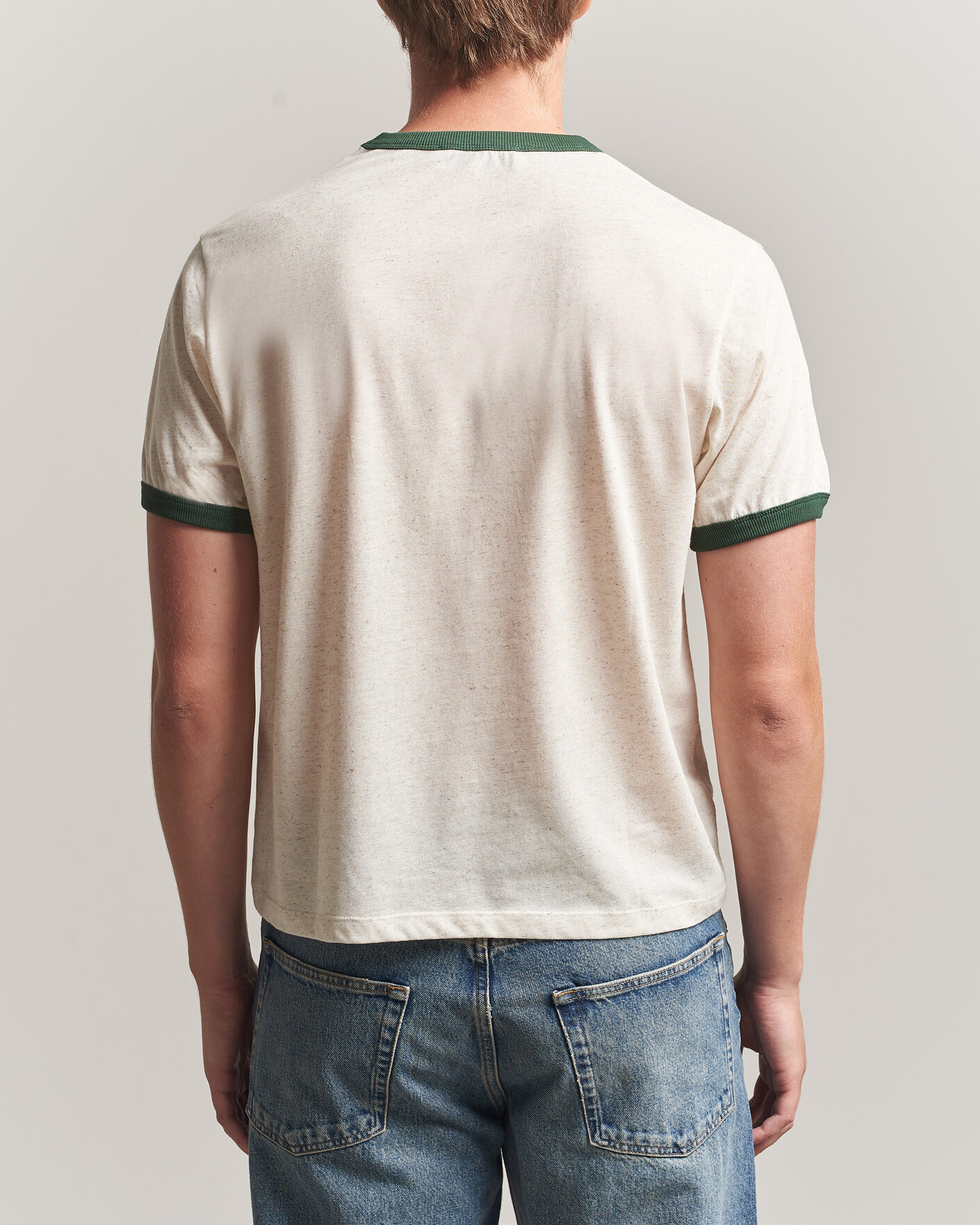 Herre | T-Shirts | Palmes | Apple Ringer T-Shirt Broken White