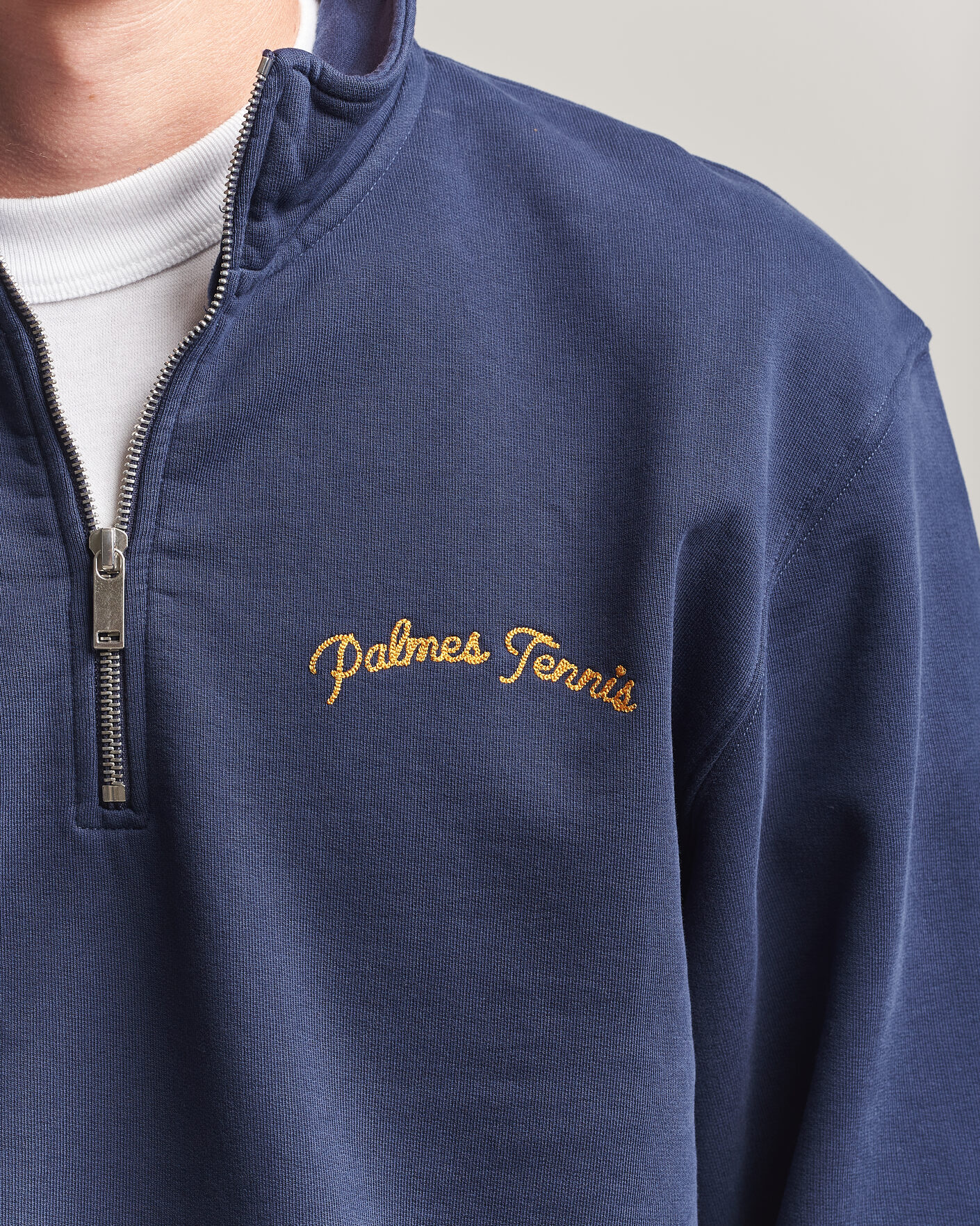 Herre | Gensere | Palmes | Western Zip Sweatshirt Navy